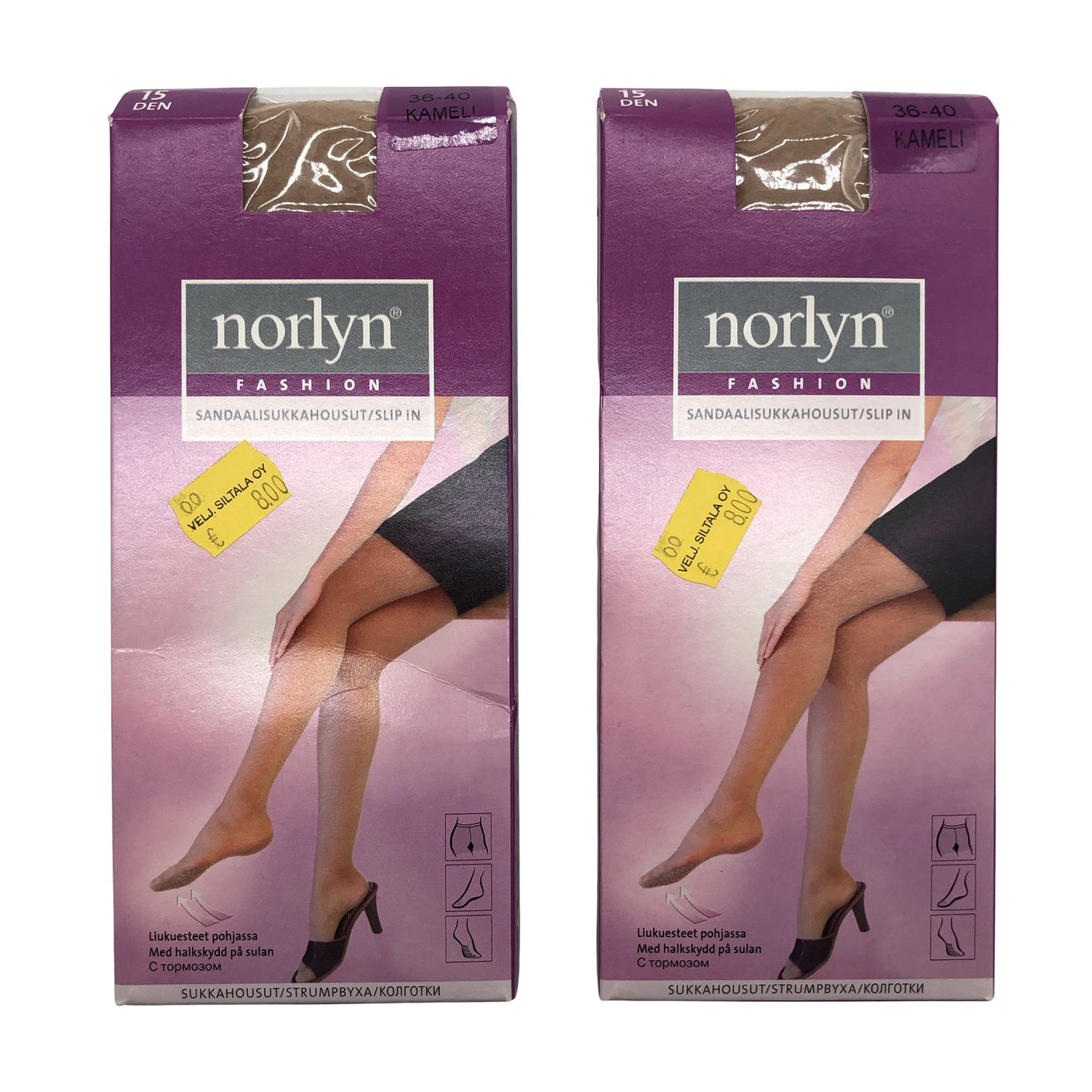 Naisten Norlyn - Sukkahousut, ohuet, koko 38 - Ruskea (1)