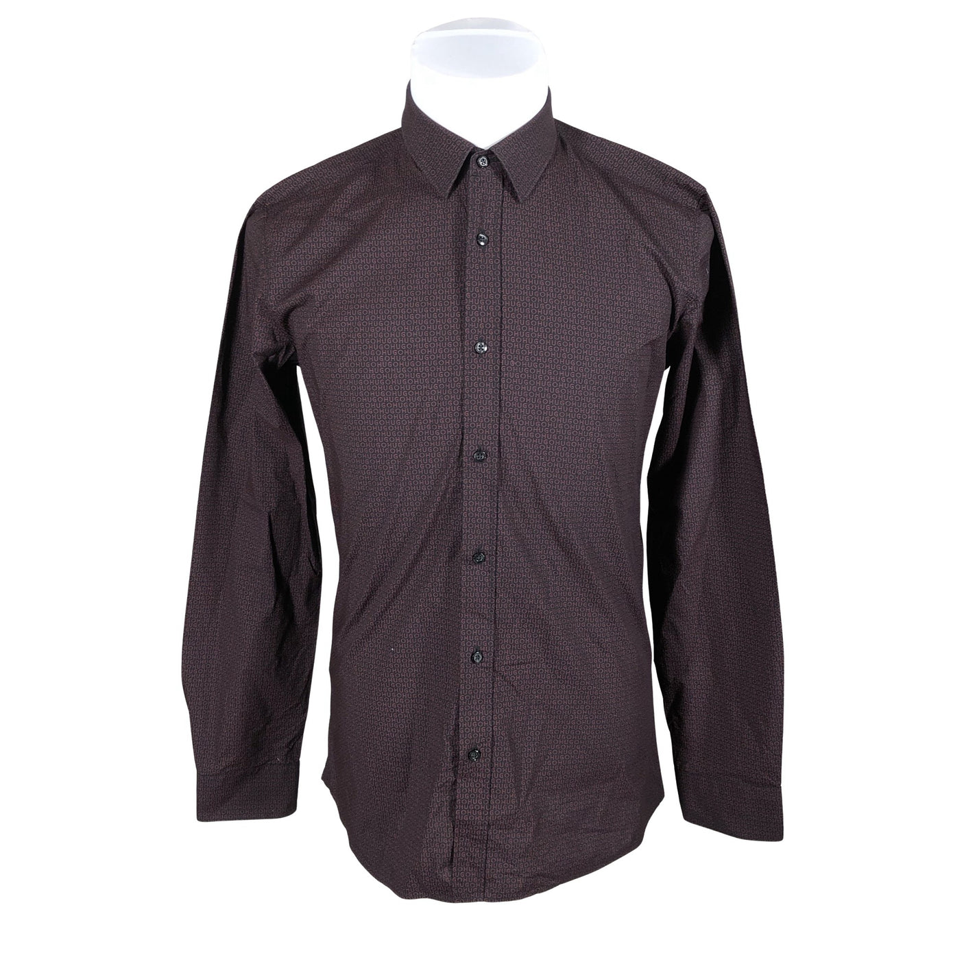 Miesten Hugo Boss - Kauluspaita, koko M - Musta (1)