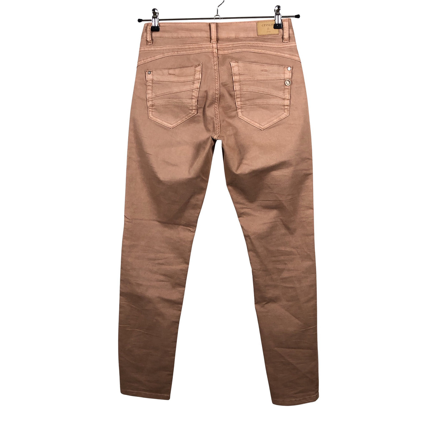 Naisten Cream - Farkut, koko W28 - Ruskea (2)