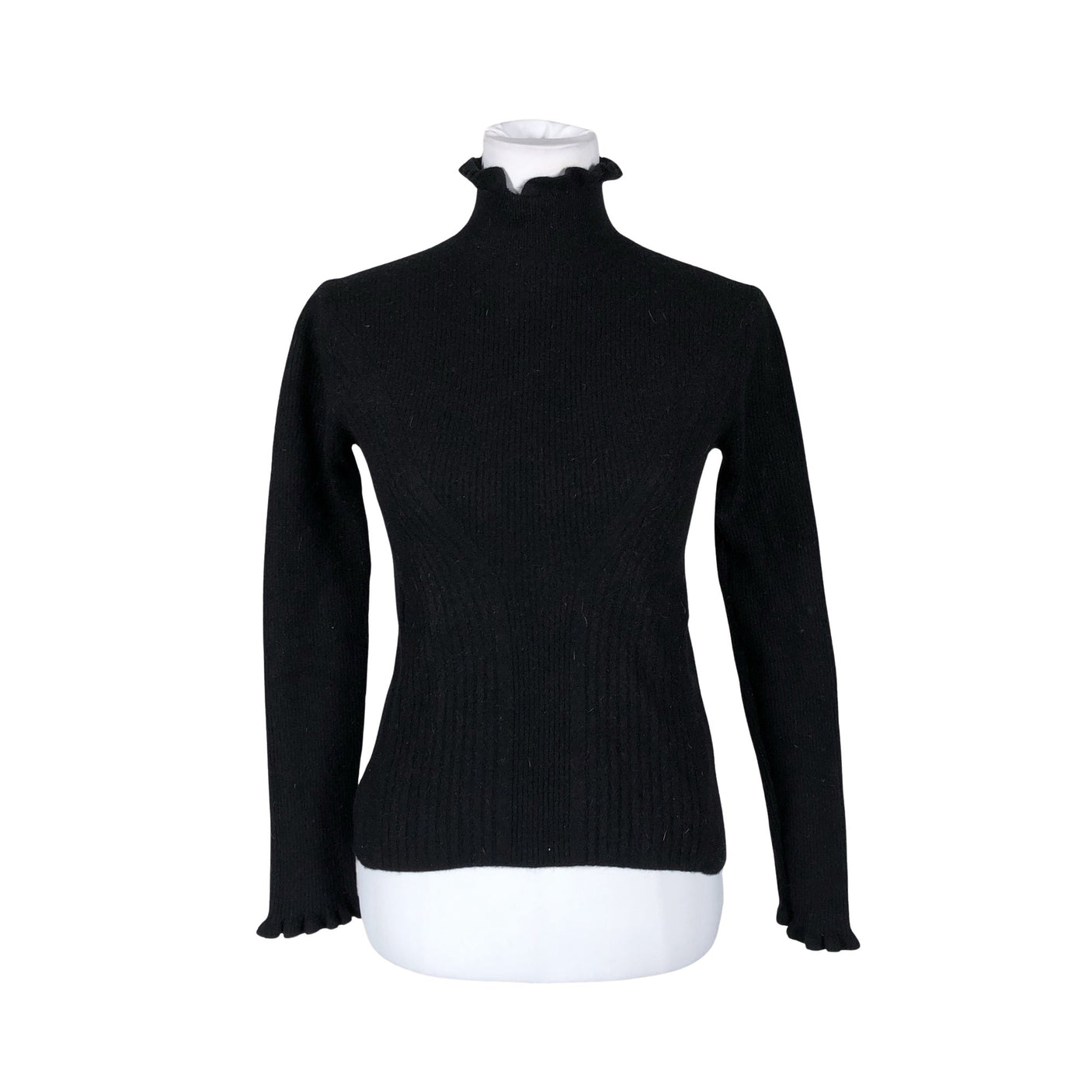 Naisten Massimo Dutti - Neulepaita, koko 36 - Musta (1)