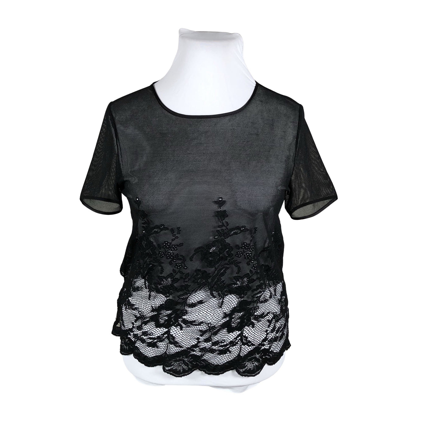 Naisten Topshop - T-paita, koko 42 - Musta (1)