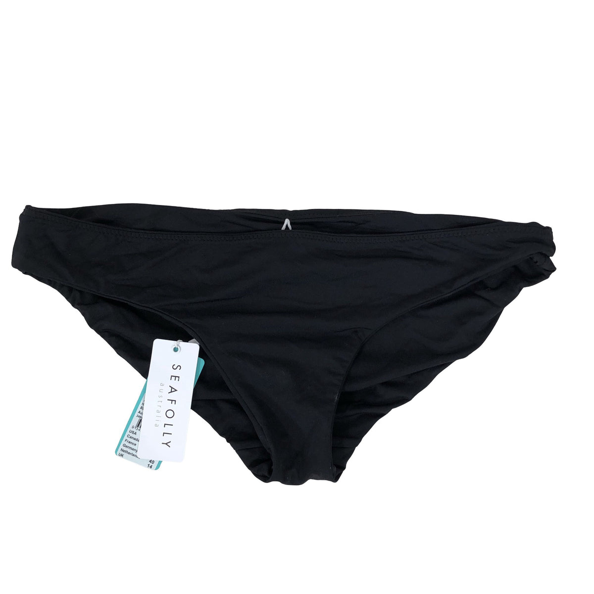 Naisten Seafolly - Bikinit, koko 42 - Musta (3)