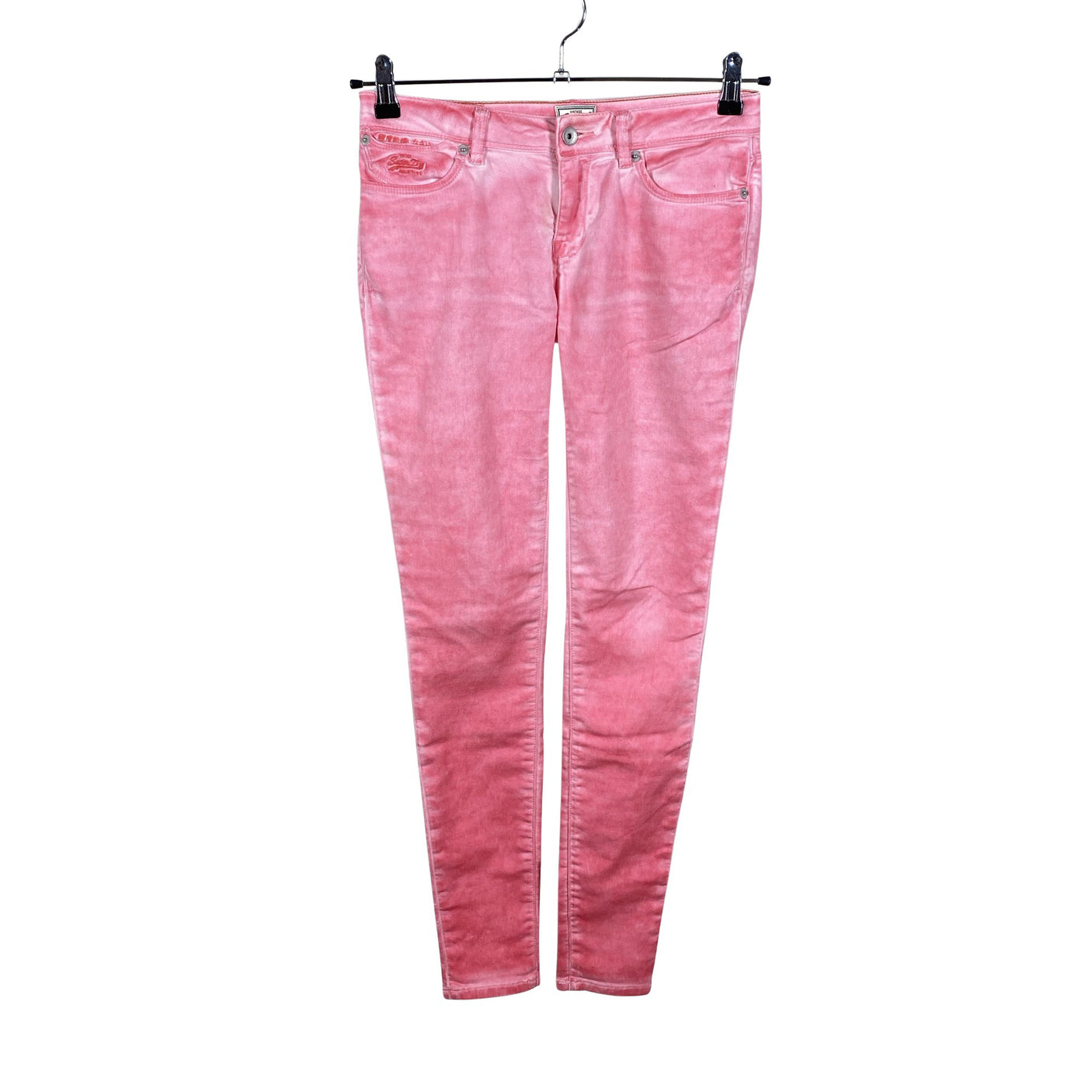 Naisten Superdry - Farkut, koko W27 - Pinkki (1)