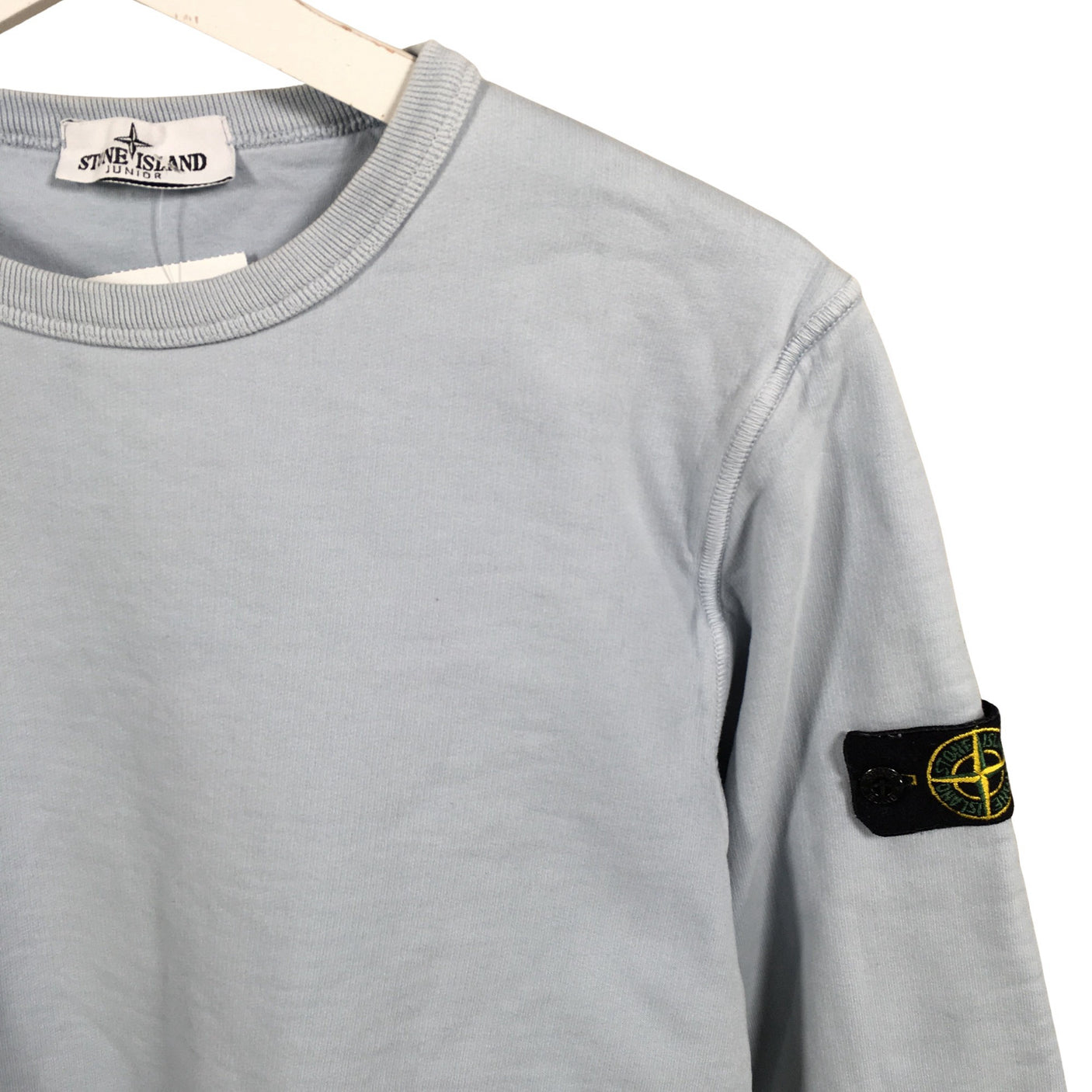 Unisex Stone Island - Collegepaita, koko 164 - 170 - Vaaleansininen (3)
