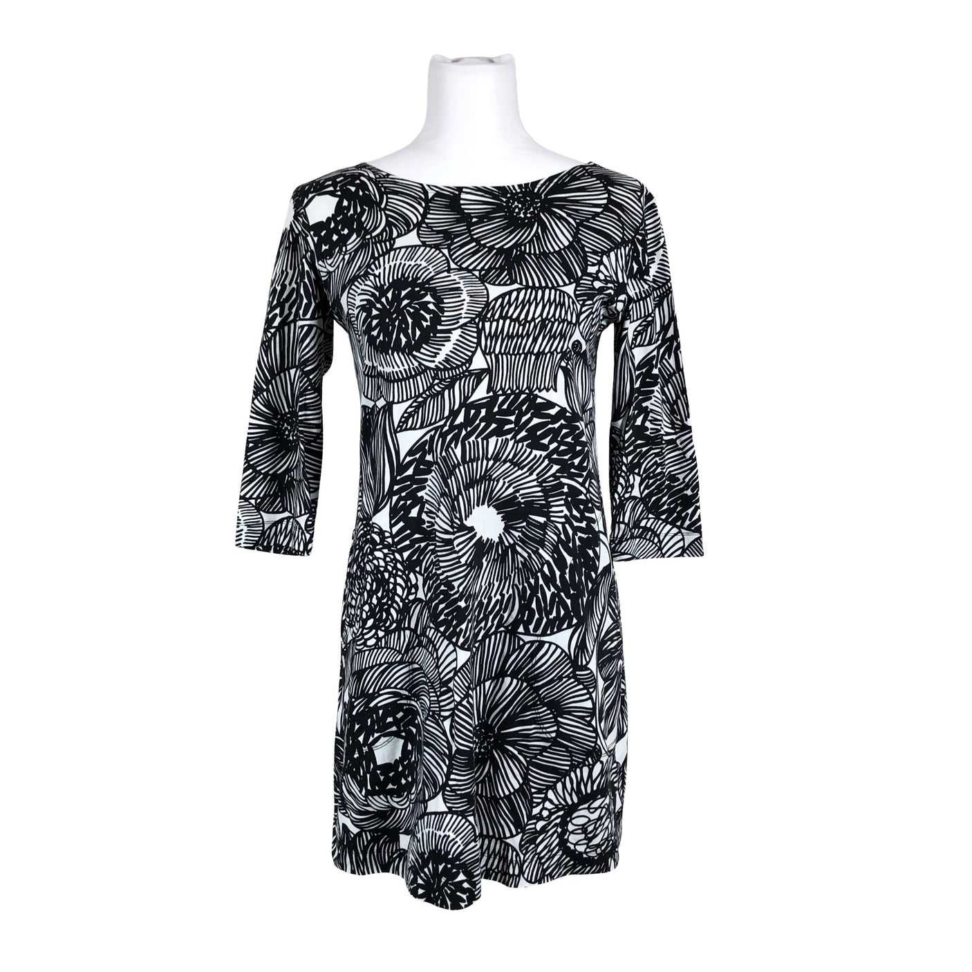 Naisten Marimekko - Trikootunika, koko 36 - Valkoinen (1)