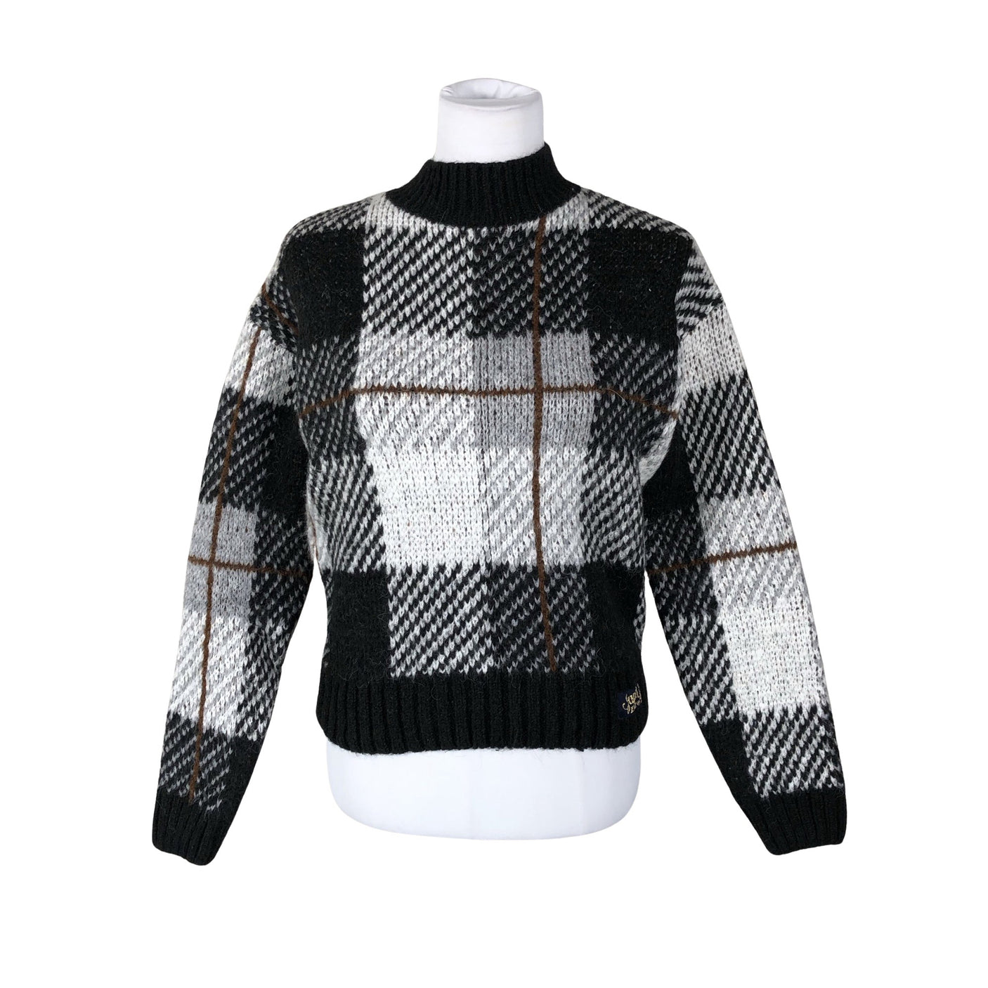 Naisten Superdry - Neulepaita, koko 40 - Musta (1)