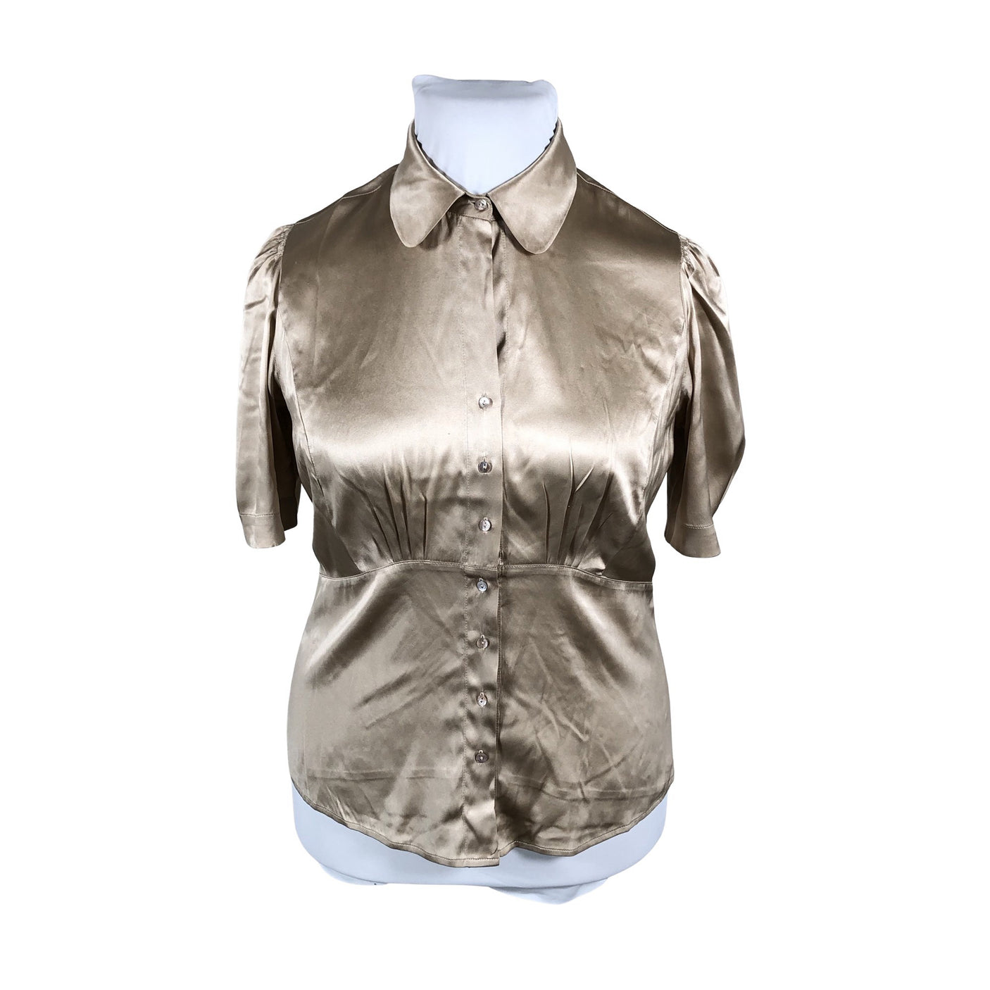 Naisten Ril's - Lyhythihainen pusero, koko 42 - Beige (1)