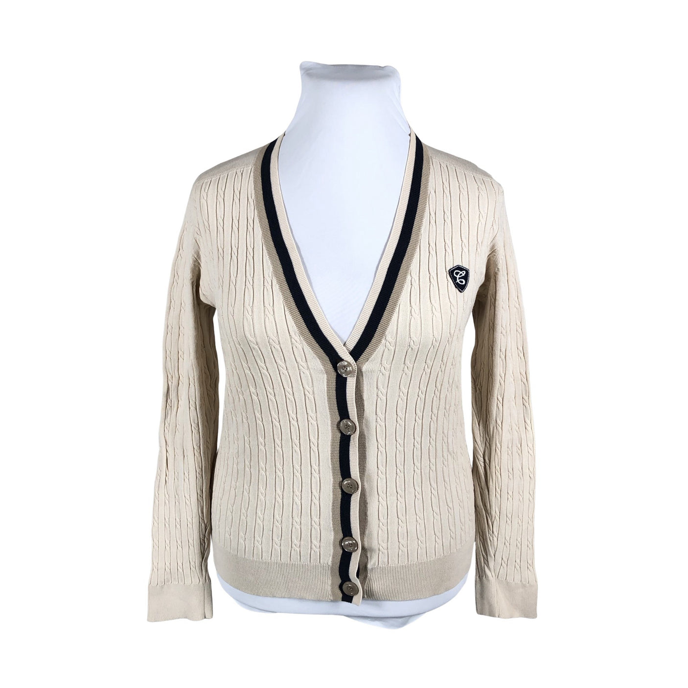 Naisten Cottonfield - Neuletakki, koko 42 - Beige (1)