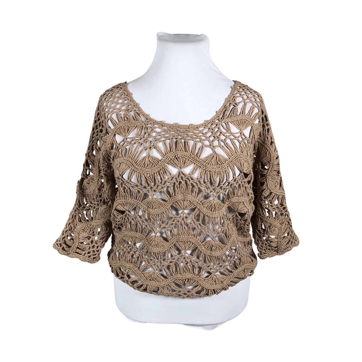 Naisten Easy Wear - Neulepaita, koko 42 - Ruskea (1)