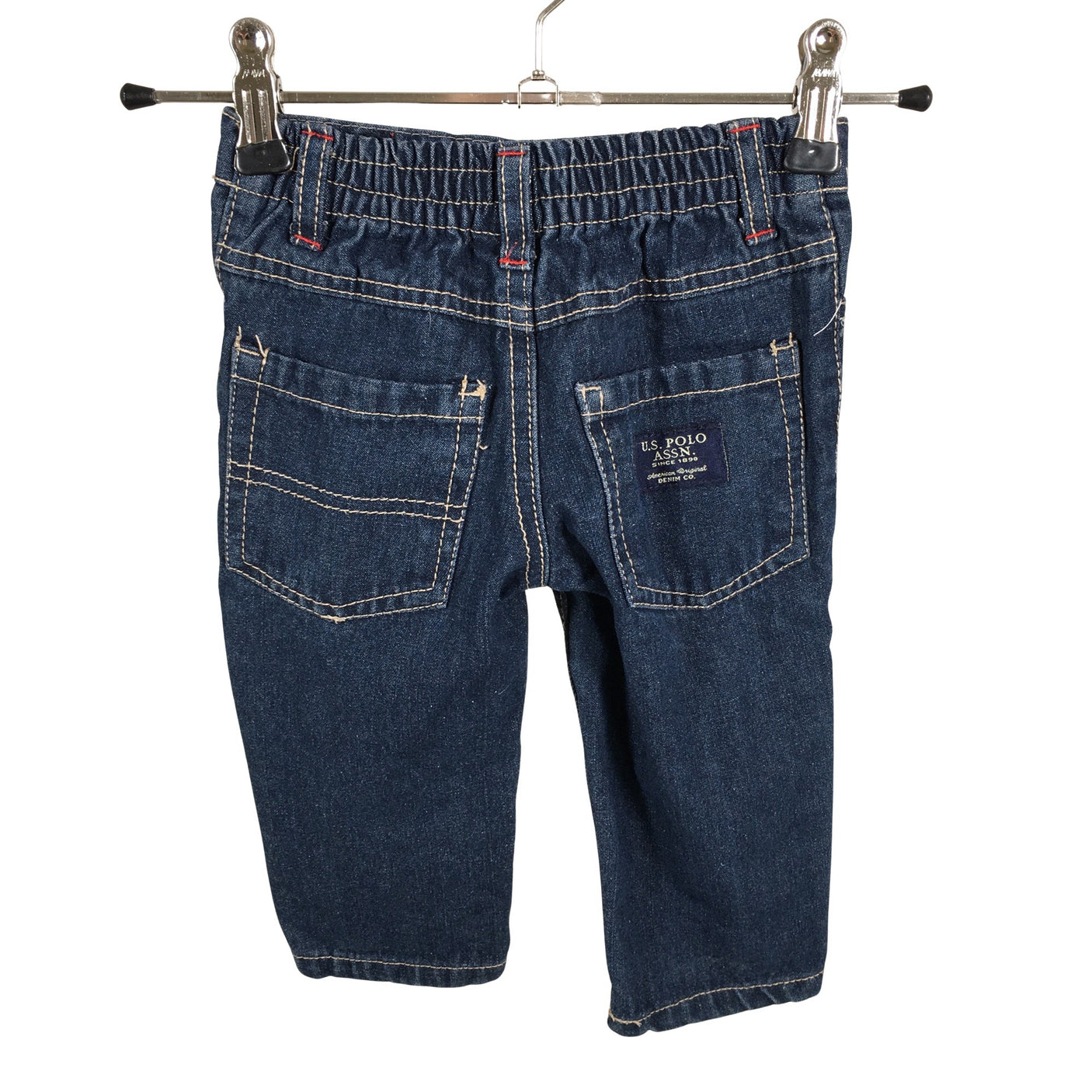 Unisex U.S. Polo Assn. - Farkut, koko 74 - 80 - Sininen (2)