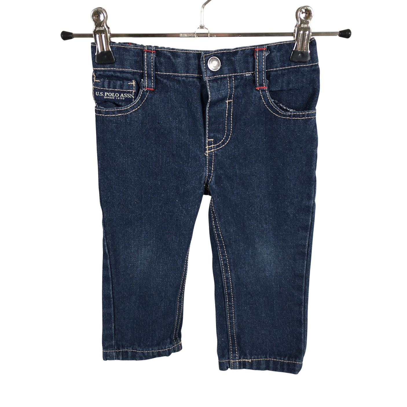Unisex U.S. Polo Assn. - Farkut, koko 74 - 80 - Sininen (1)