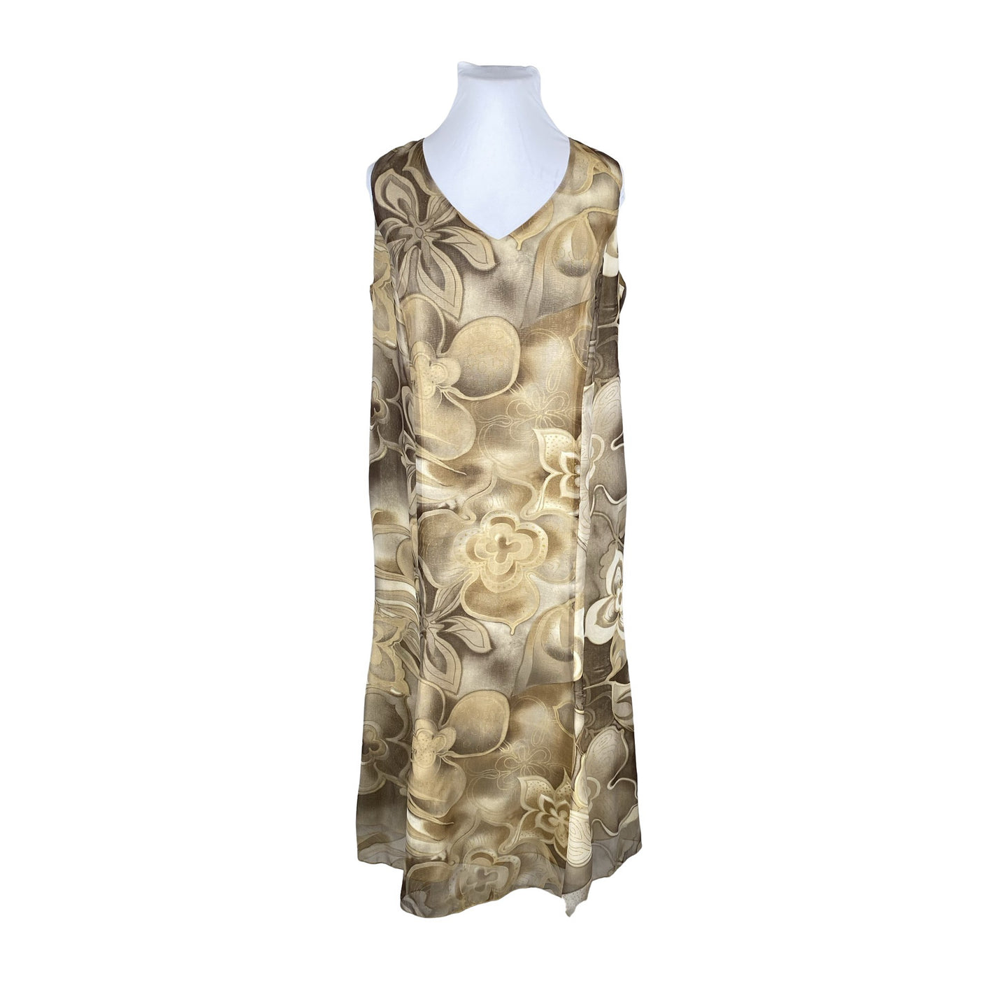 Naisten Vivante - Juhlamekko, koko 44 - Beige (1)