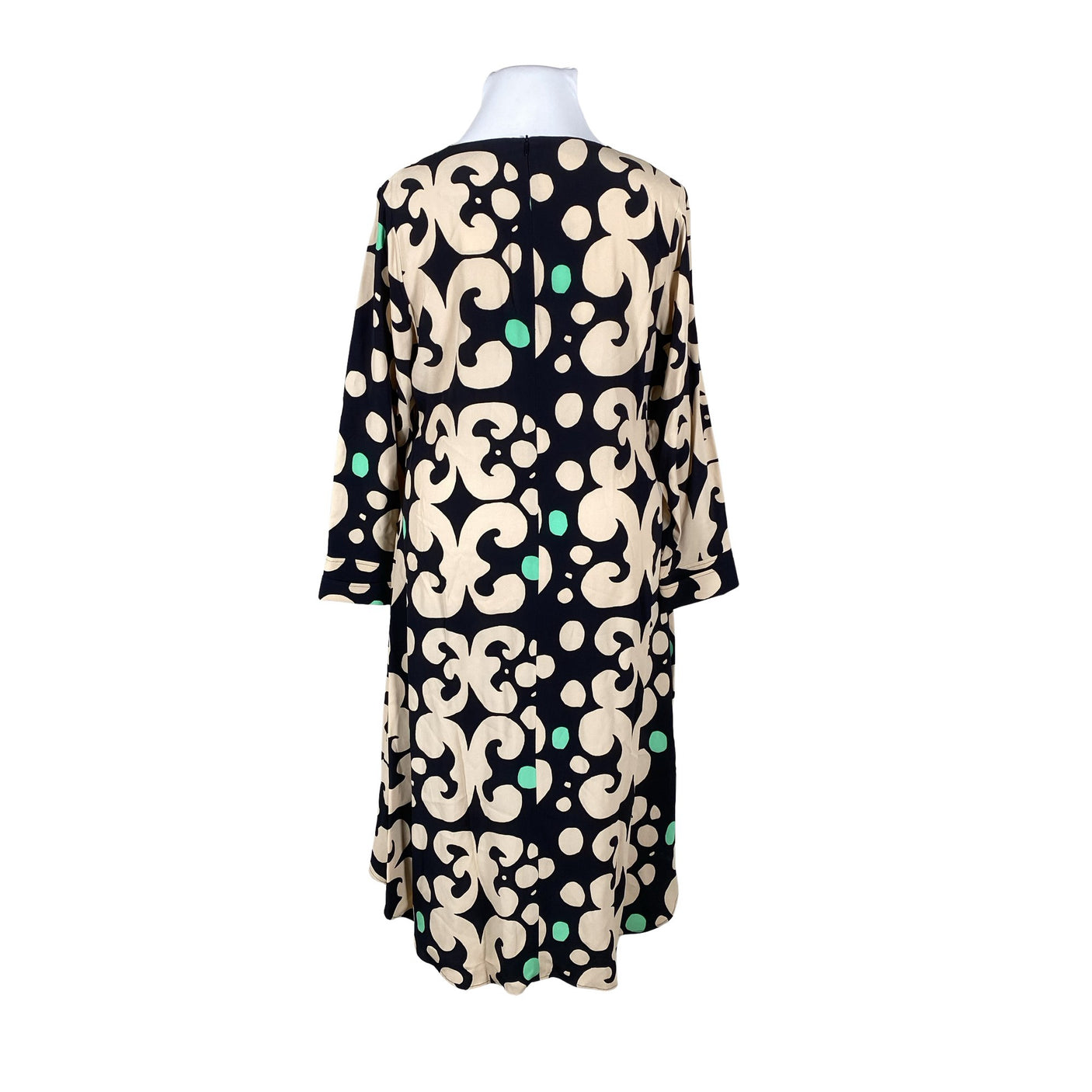 Naisten Marimekko - Sifonkimekko, koko 44 - Beige (2)