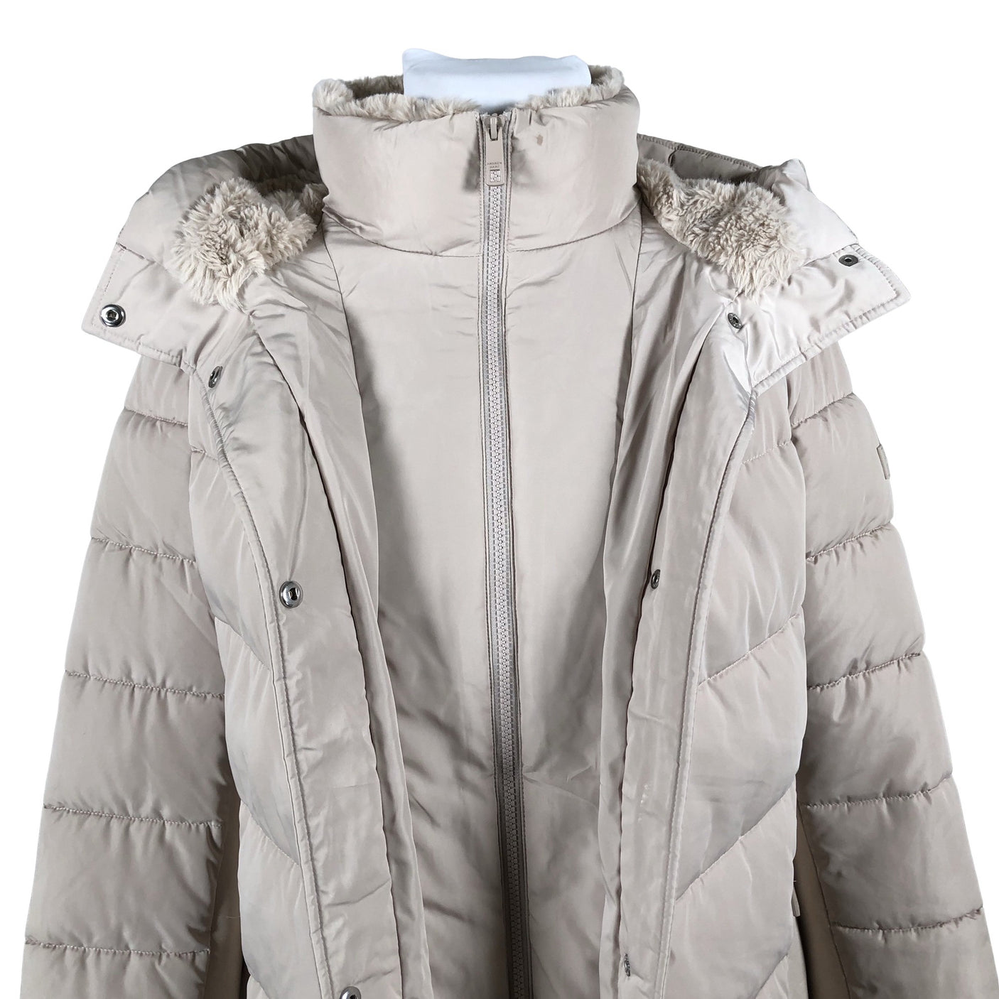 Naisten Andrew Marc - Toppatakki, koko 42 - Beige (3)