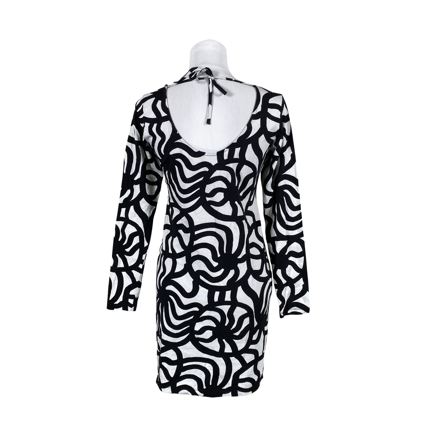 Naisten Marimekko - Trikoomekko, koko 38 - Musta (2)