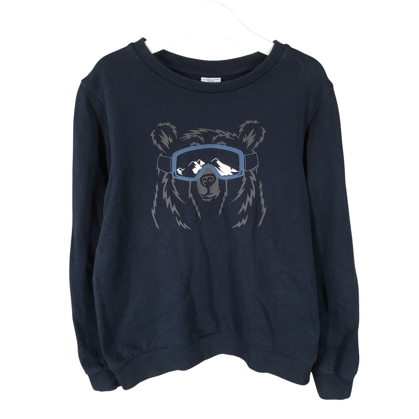Unisex Polarn O. Pyret - Collegepaita, koko 134 - 140 - Sininen (1)