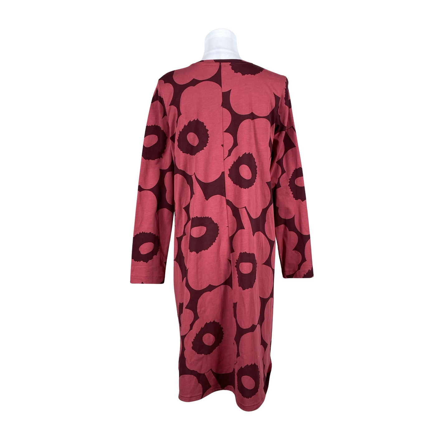 Naisten Marimekko - Trikoomekko, koko 36 - Viininpunainen (3)