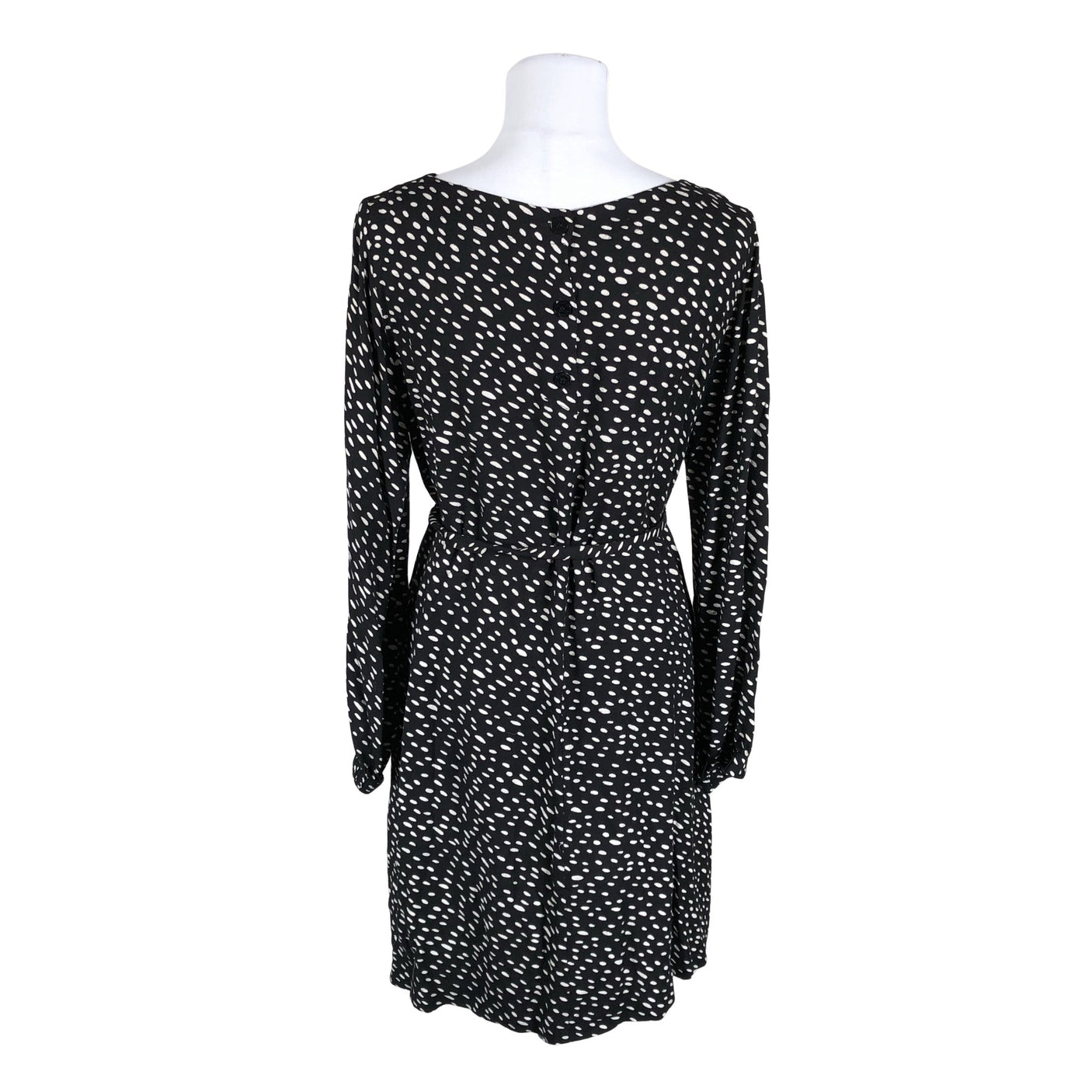 Naisten Marimekko - Sifonkimekko, koko 38 - Musta (2)