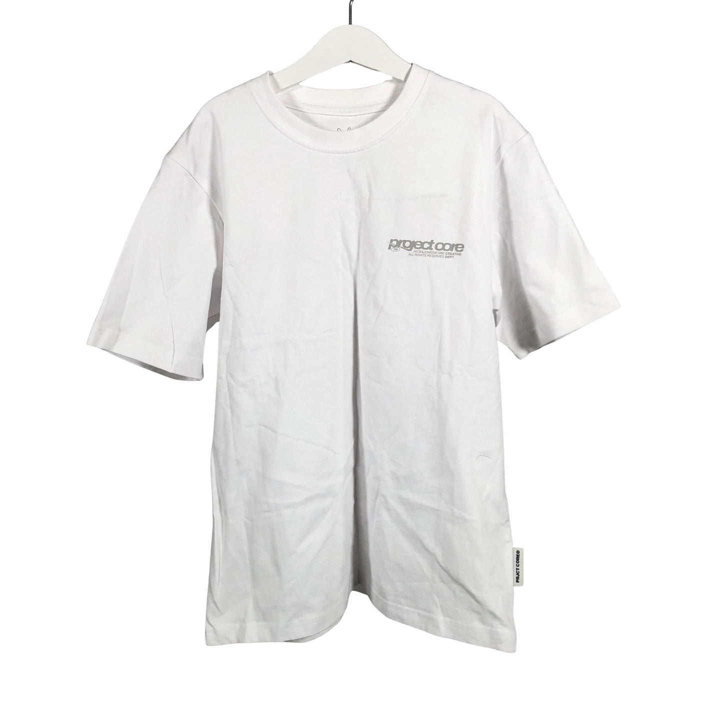 Poikien Jack & Jones - T-paita, koko 146 - 152 - Valkoinen (1)