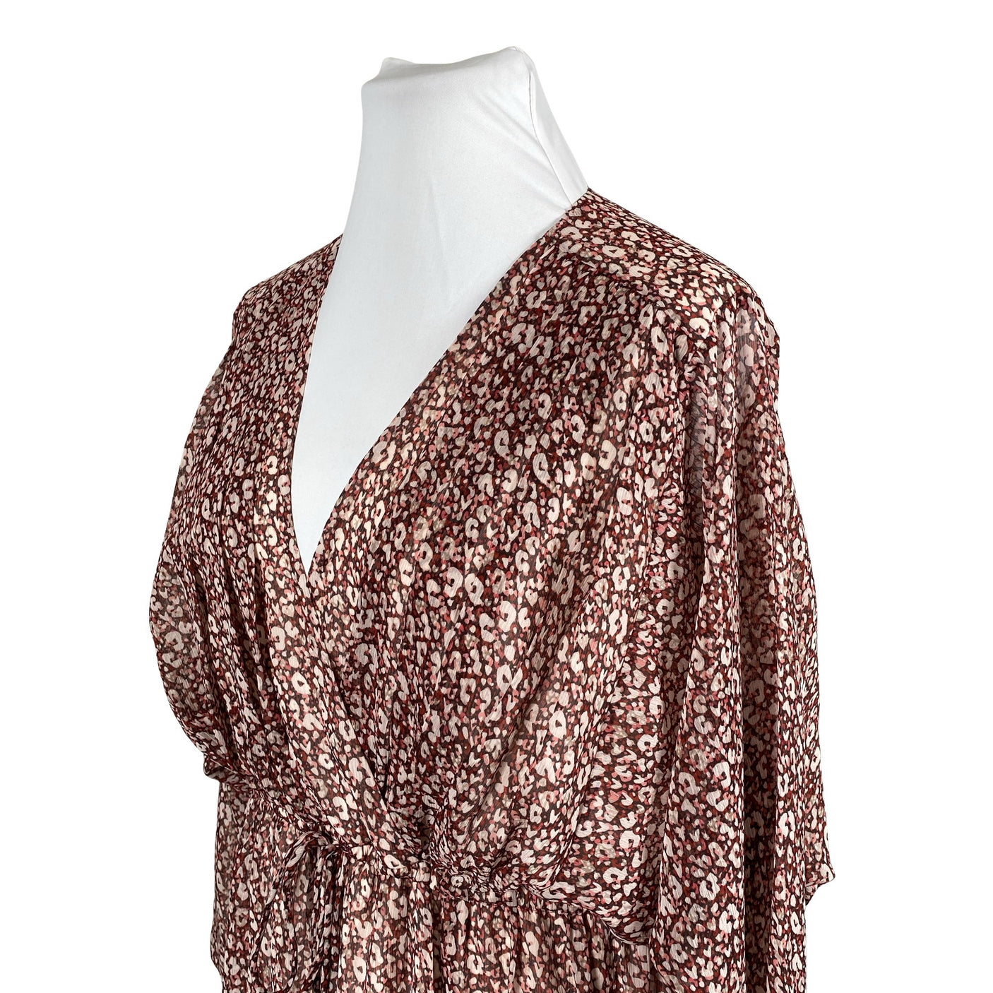 Naisten Ted Baker - Sifonkimekko, koko 44 - Vaaleanpunainen (2)
