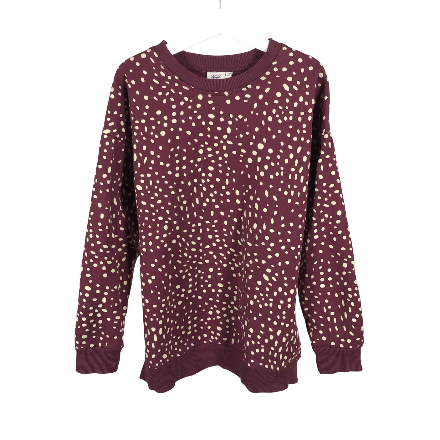 Tyttöjen Kaiko - Collegepaita, koko 134 - 140 - Viininpunainen (1)