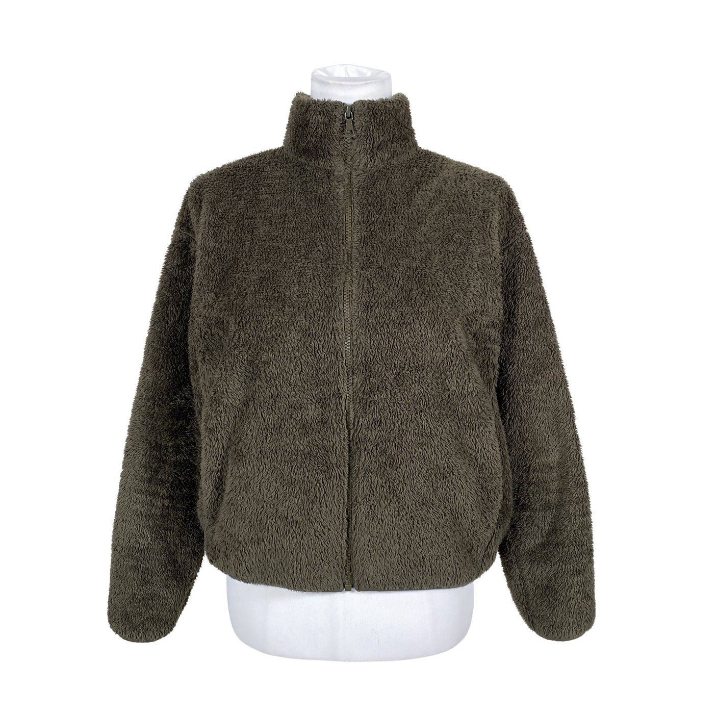 Naisten Uniqlo - Fleecetakki, koko 36 - Vihreä (1)