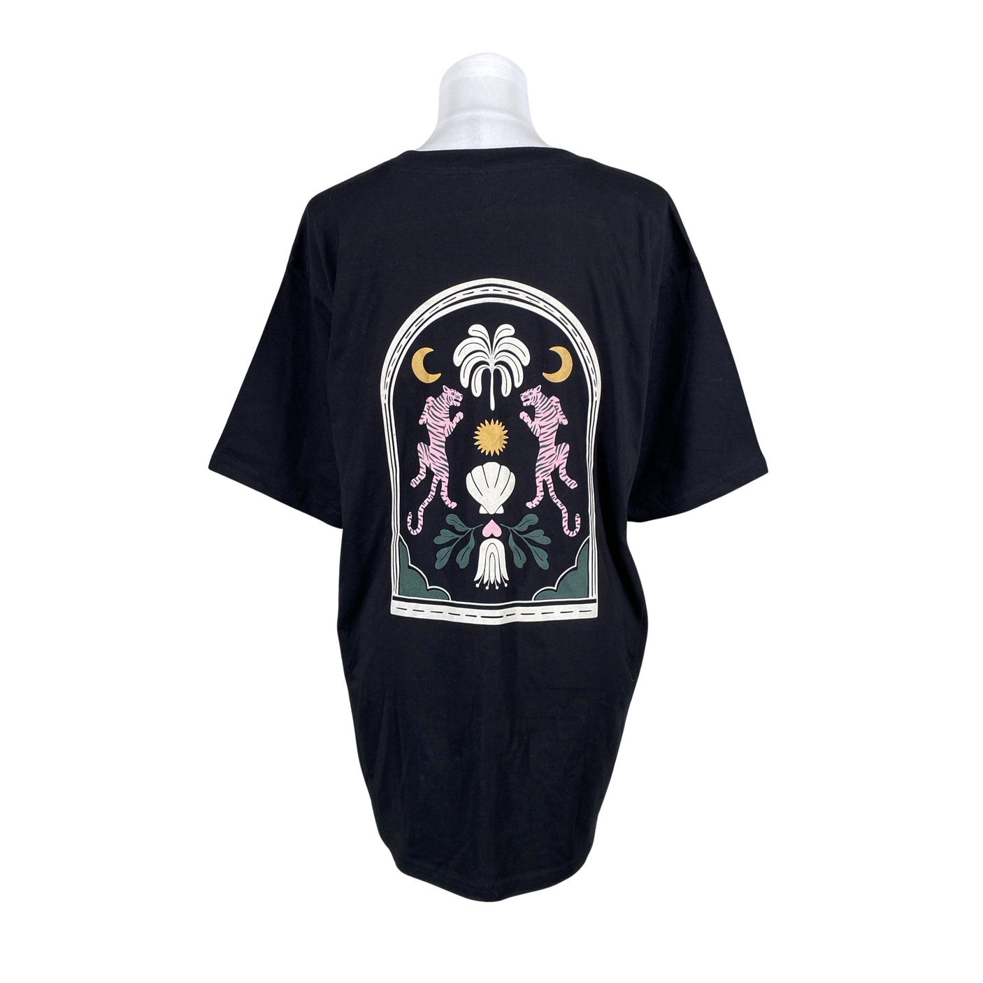 Naisten Uhana Design - T-paita, koko 40 - Musta (2)