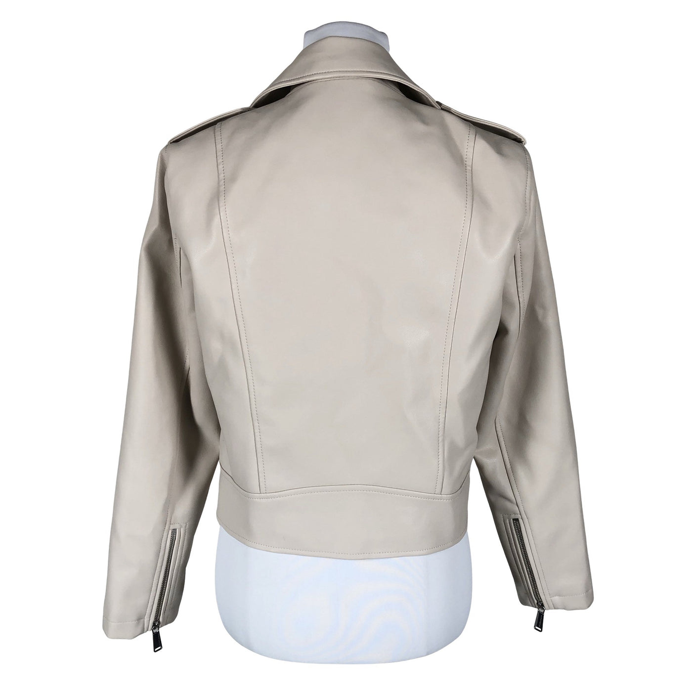 Naisten BCBGeneration - Nahkatakki, koko 36 - Beige (2)
