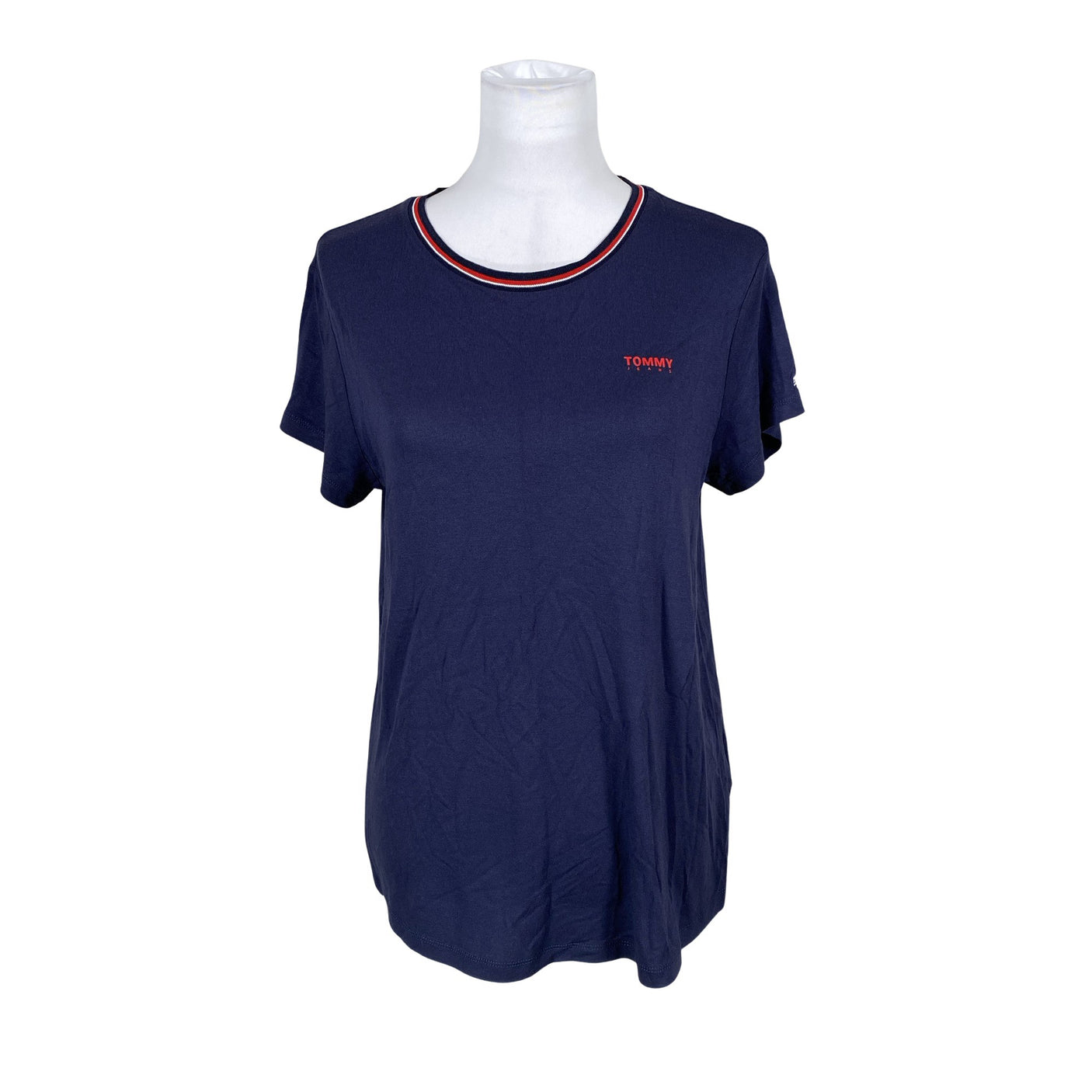 Naisten Tommy Jeans (Tommy Hilfiger) - T-paita, koko 38 - Sininen (1)
