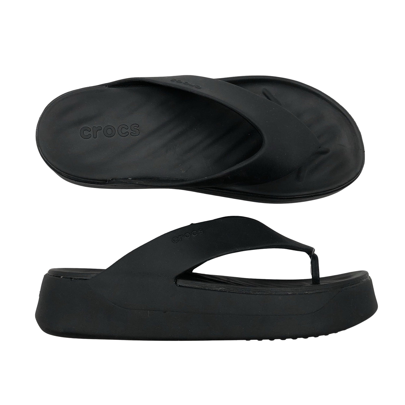 Naisten Crocs - Sandaalit, koko 40 - Musta (1)