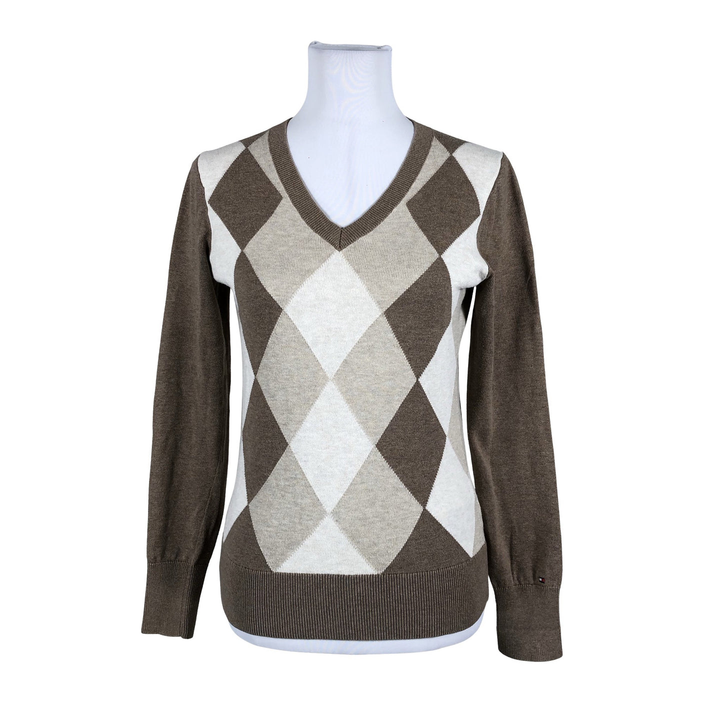 Naisten Tommy Hilfiger - Neulepaita, koko 38 - Ruskea (1)