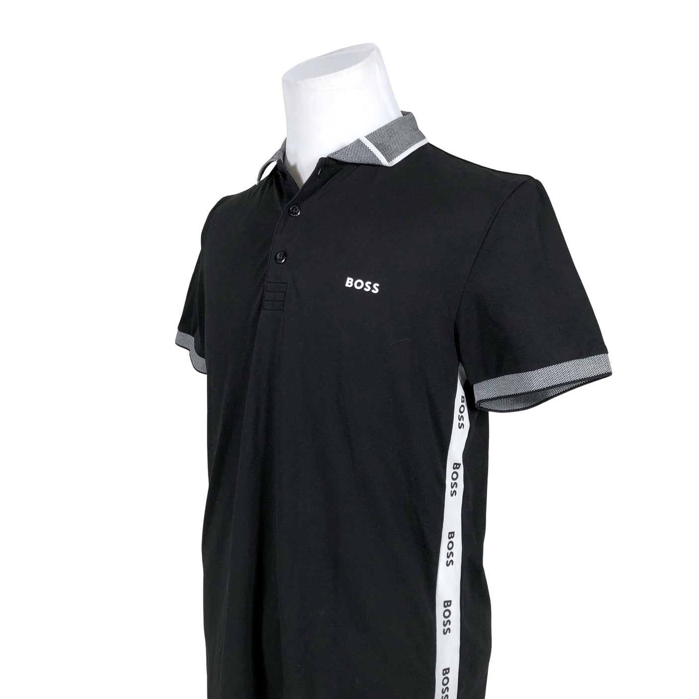 Miesten Hugo Boss - Pikeepaita, koko L - Musta (2)