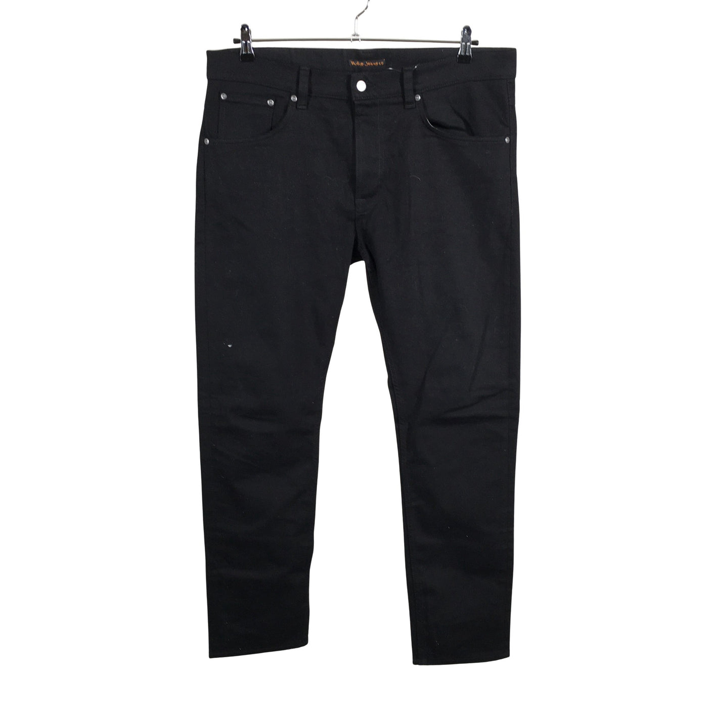 Miesten Nudie Jeans - Farkut, koko W38 - Musta (1)