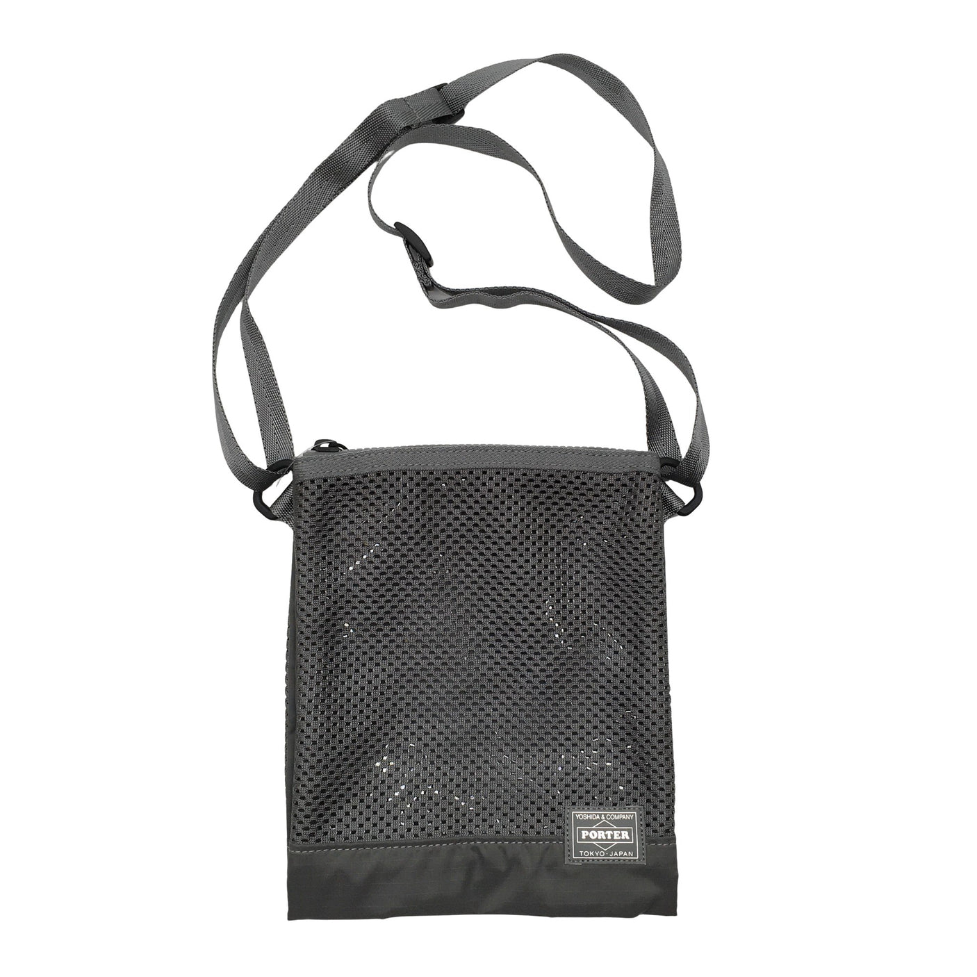 Unisex Porter Yoshida - Olkalaukku, koko Mini - Harmaa (1)