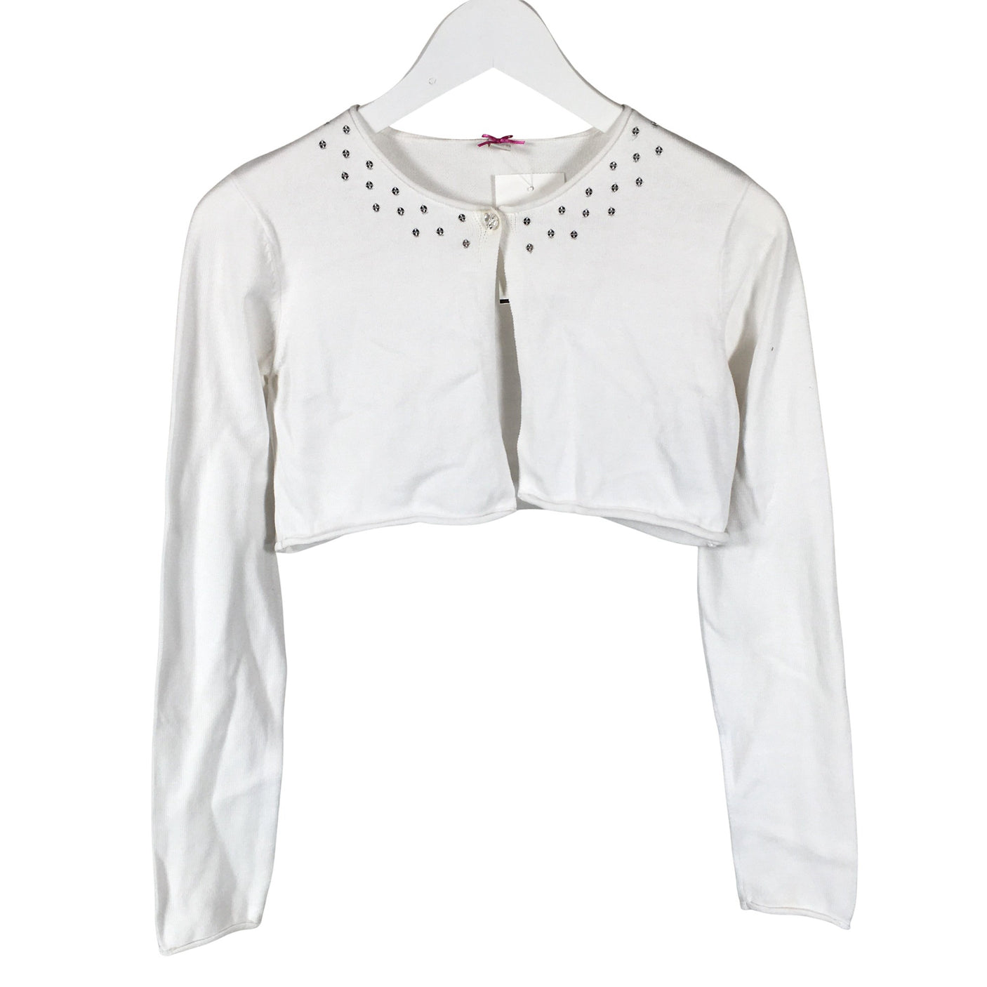 Tyttöjen Esprit - Neulebolero, koko 152 - 158 - Valkoinen (1)