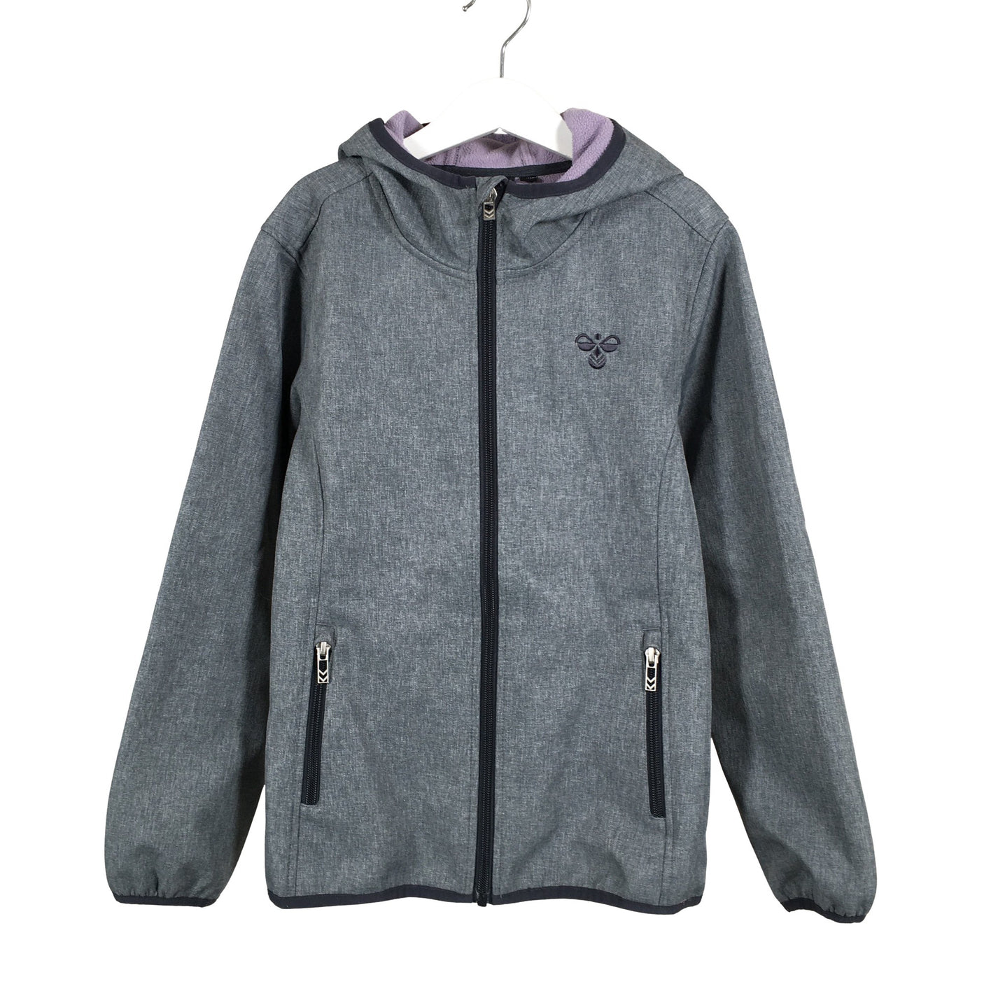 Tyttöjen Hummel - Softshell-takki, koko 134 - 140 - Harmaa (1)