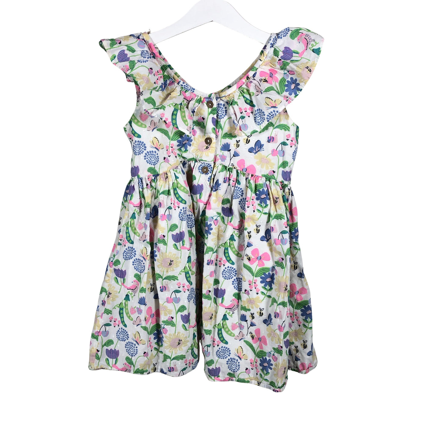 Tyttöjen Marks&Spencer - Kesämekko, koko 110 - 116 - Valkoinen (2)