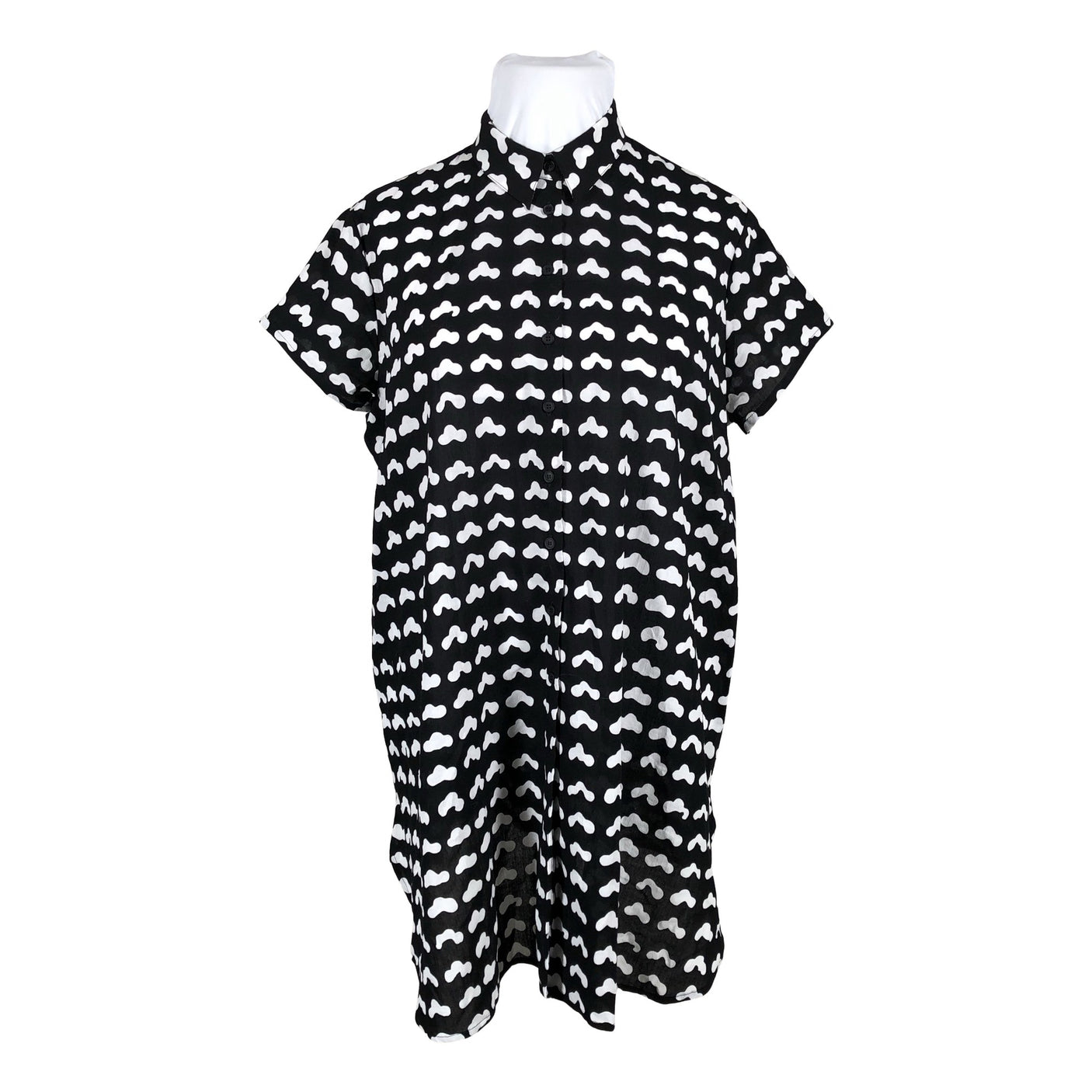 Naisten Marimekko - Sifonkimekko, koko 44 - Musta (1)