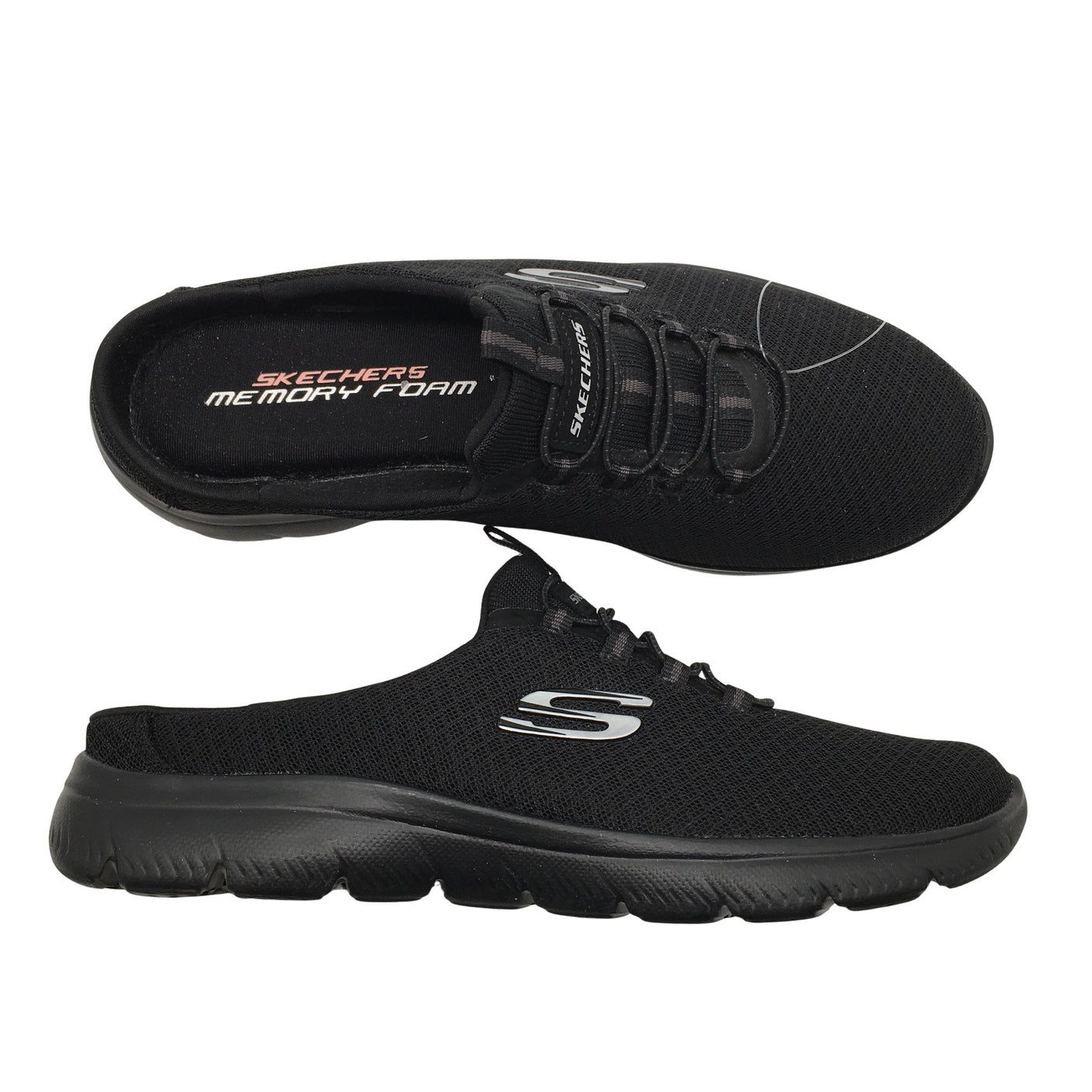 Naisten Skechers - Pistokkaat, koko 38 - Musta (1)