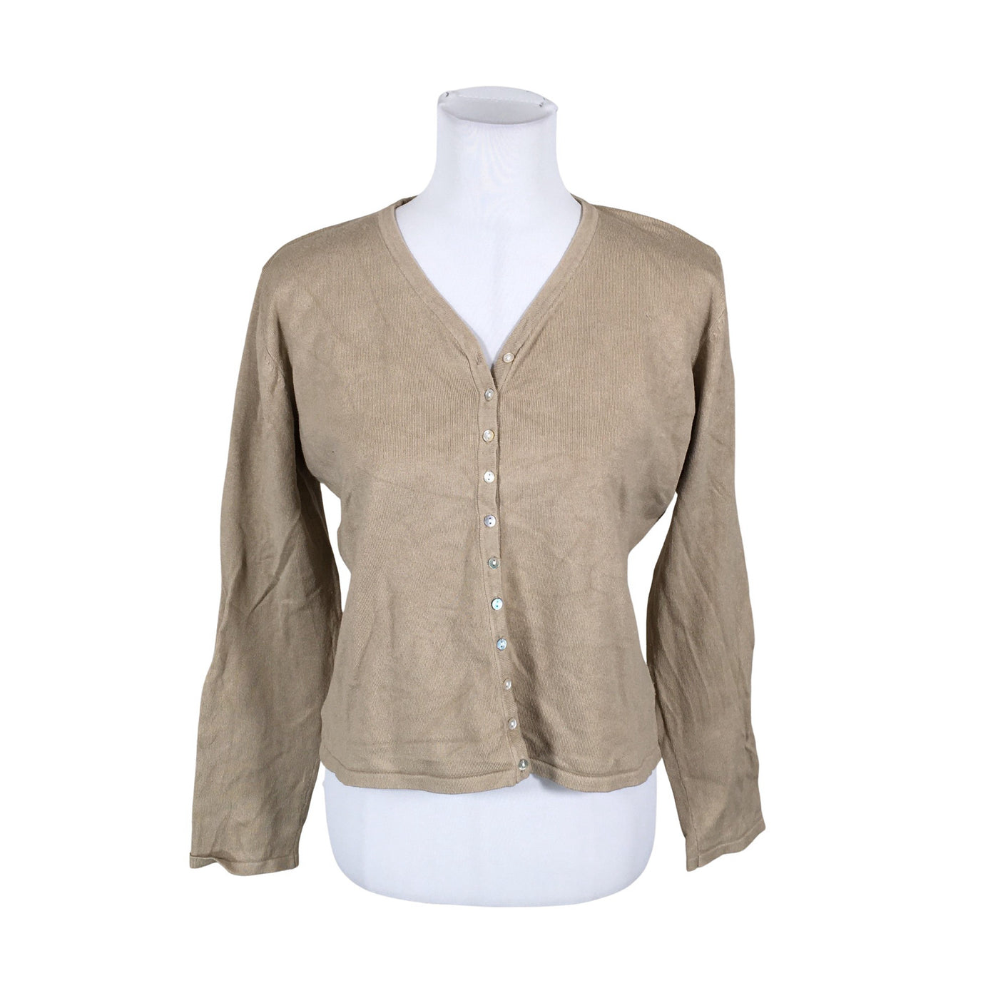 Naisten Green House - Neuletakki, koko 40 - Beige (1)