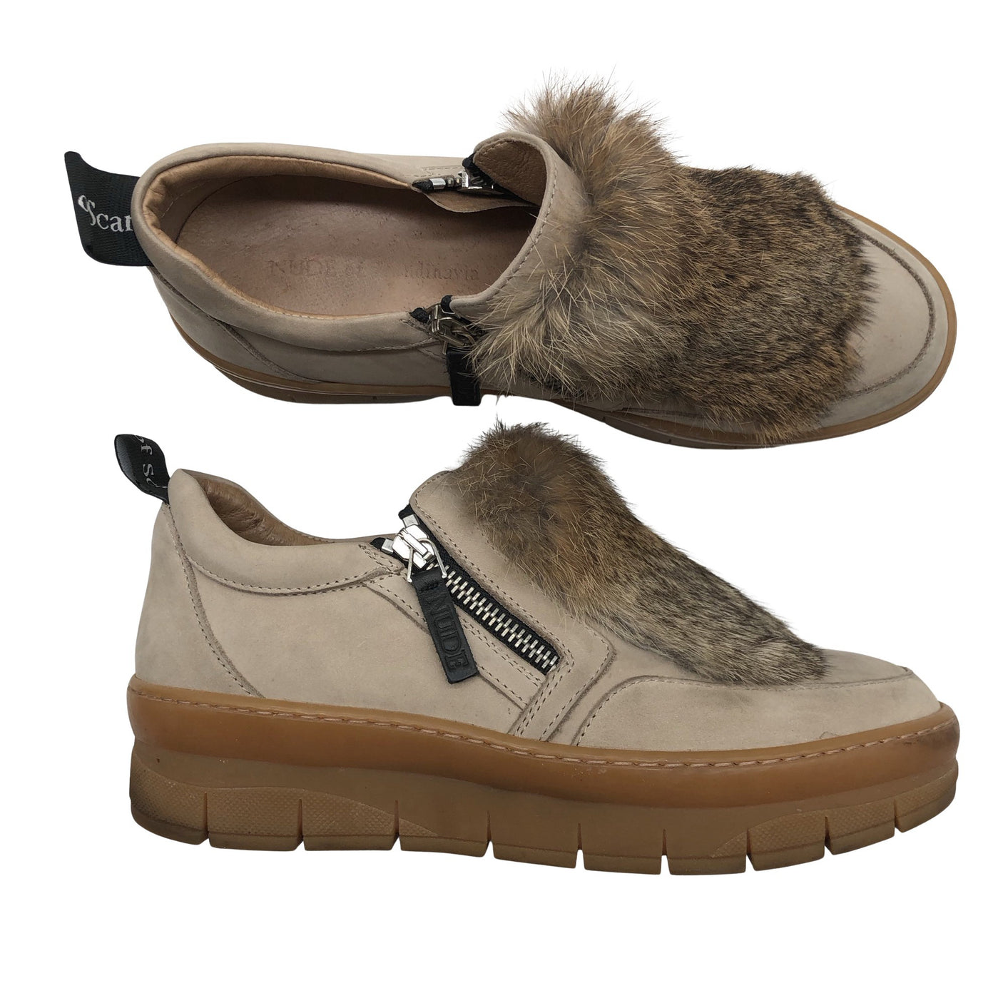 Naisten Nude of Scandinavia - Tennarit, koko 39 - Beige (1)