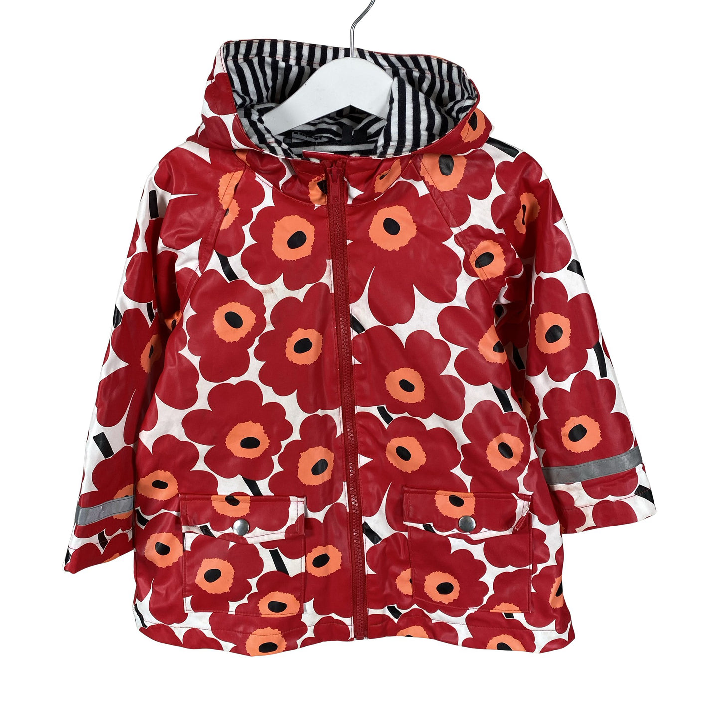 Unisex Marimekko - Sadetakki, koko 98 - 104 - Punainen (1)
