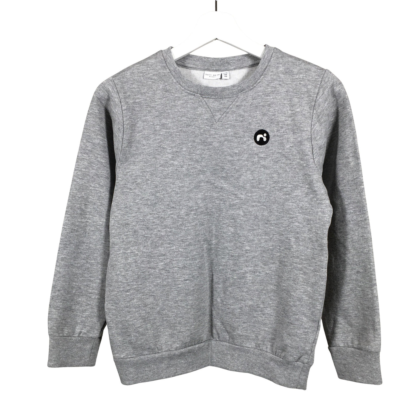 Unisex Name It - Collegepaita, koko 140 - 146 - Harmaa (1)
