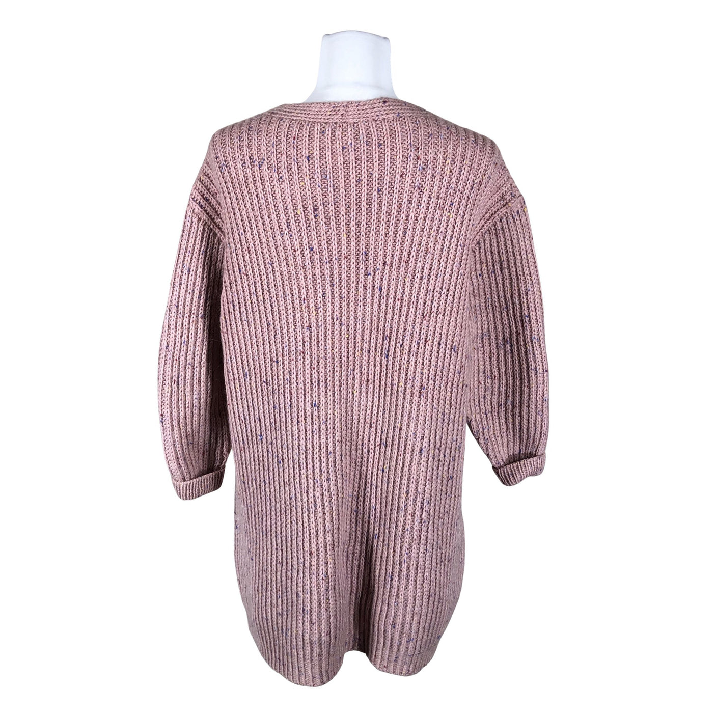 Naisten Handmade - Neuletakki, koko 40 - Vaaleanpunainen (2)