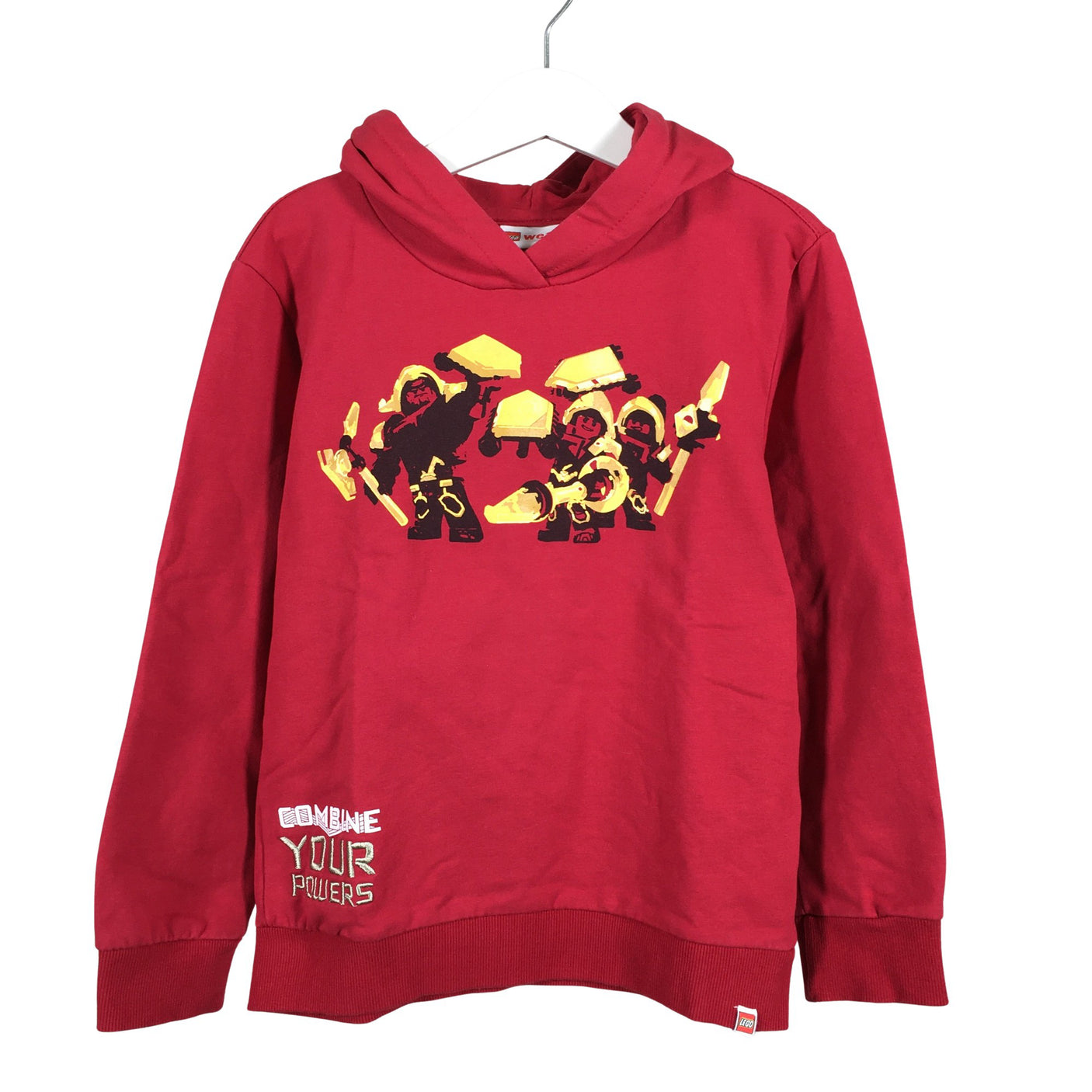 Unisex Lego - Huppari, koko 116 - 122 - Punainen (1)