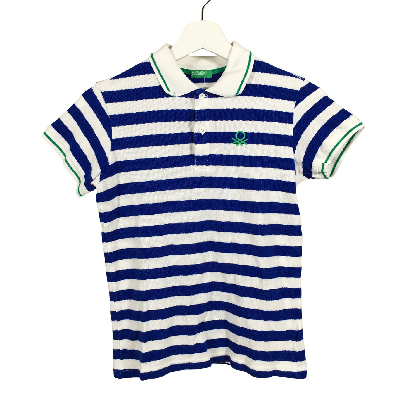 Unisex Benetton - Pikeepaita, koko 152 - 158 - Valkoinen (1)