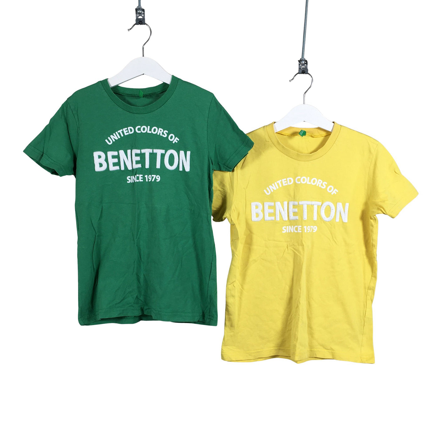 Unisex Benetton - T-paita, koko 122 - 128 - Vihreä (1)
