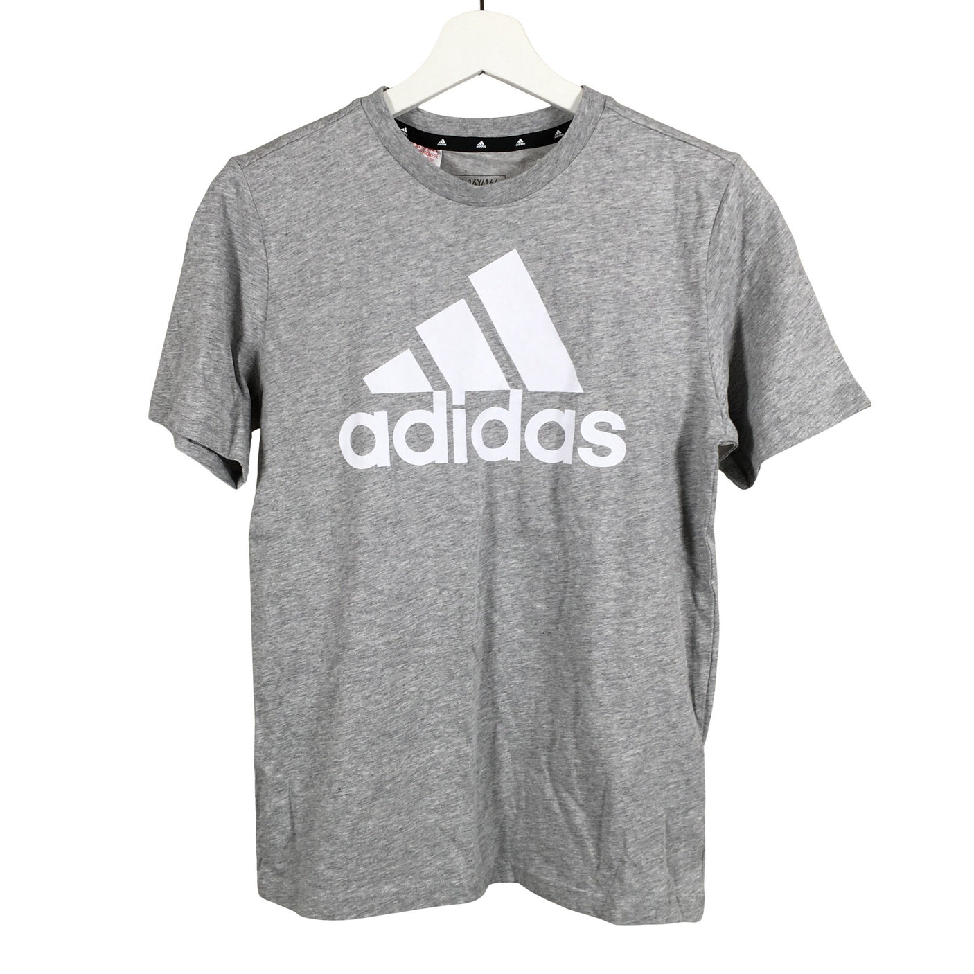 Unisex Adidas - T-paita, koko 158 - 164 - Harmaa (1)