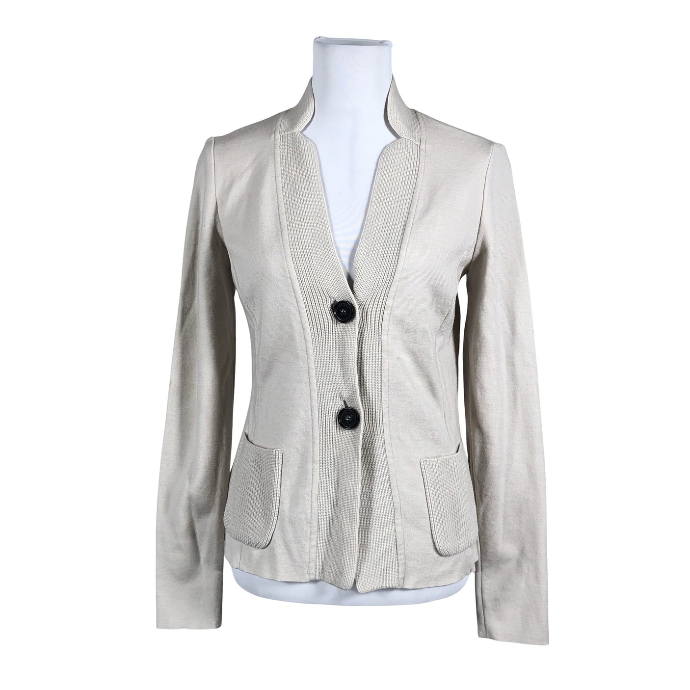 Naisten Marc Cain - Neuletakki, koko 34 - Beige (1)