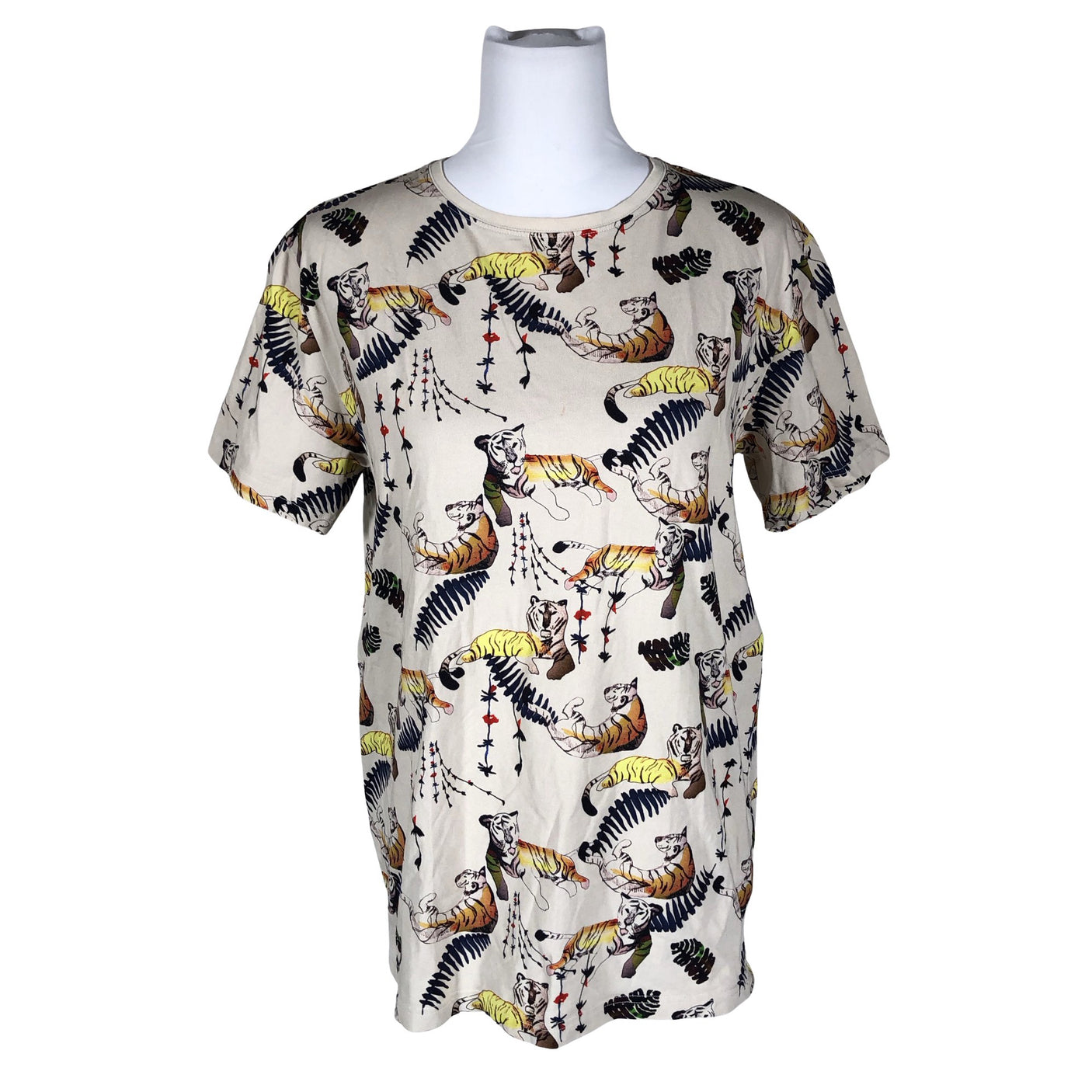Naisten Aarrelabel - T-paita, koko 40 - Beige (1)